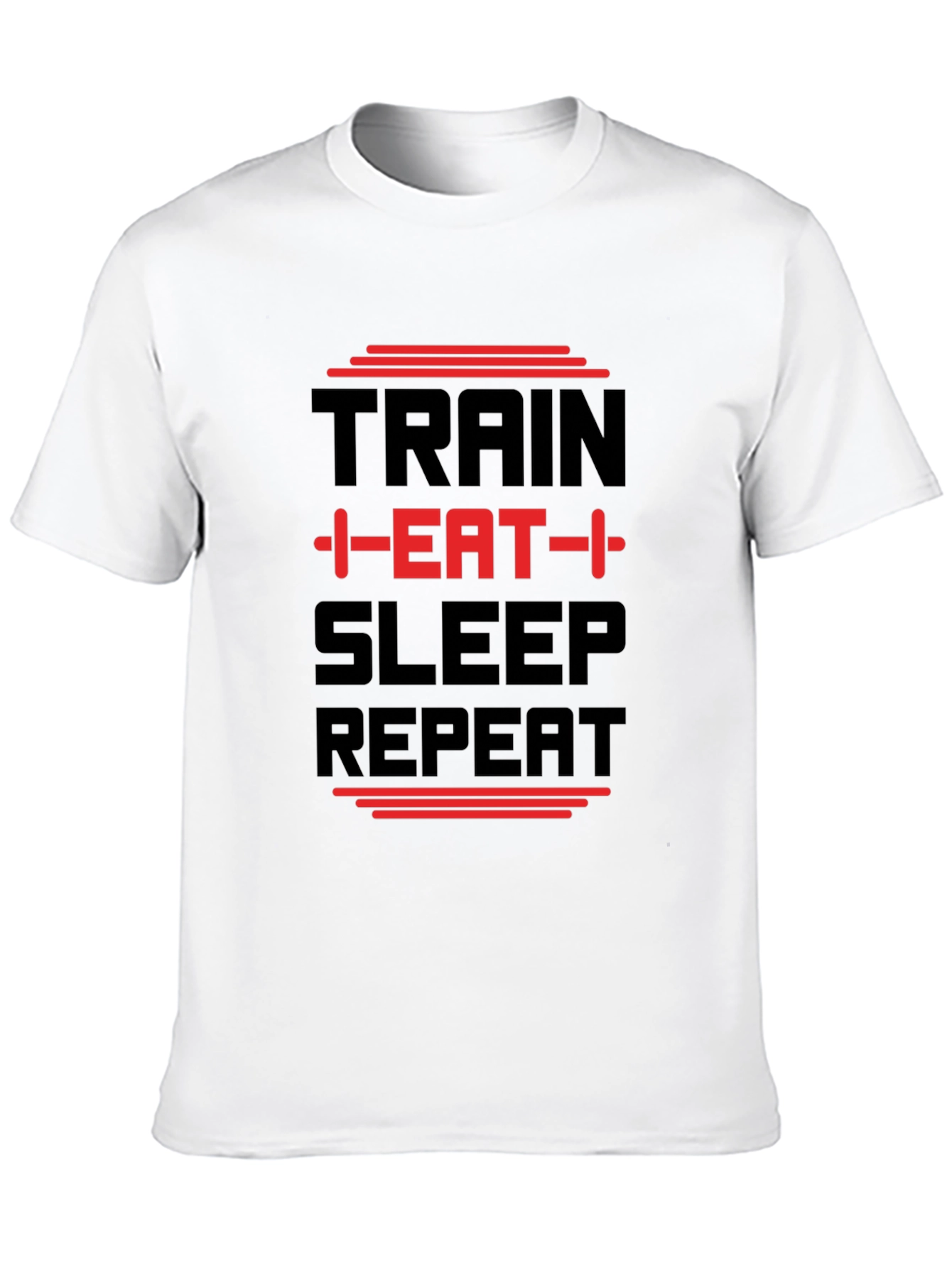Train Eat Sleep Repeat Graphic T-Shirt