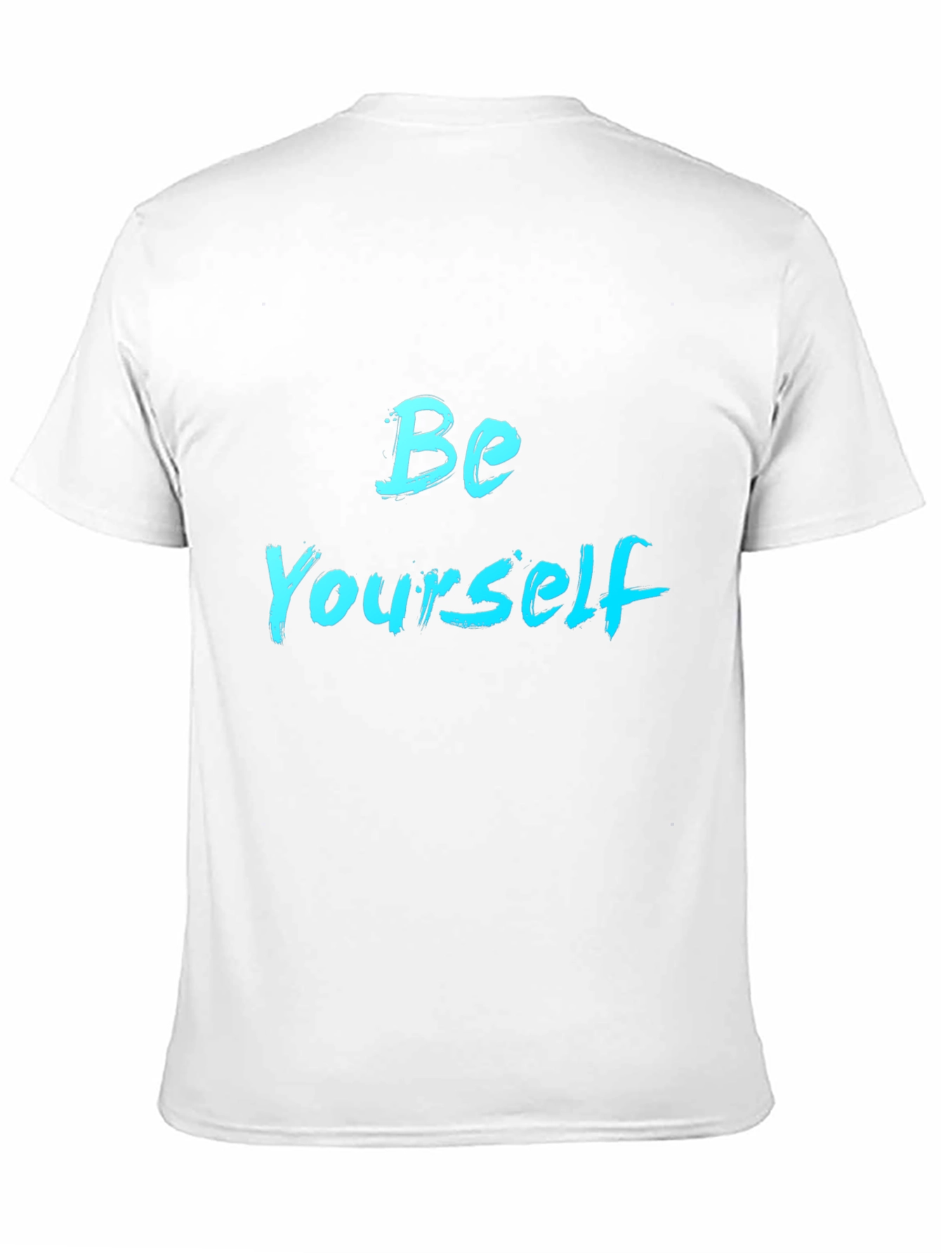 Be Yourself Black T-Shirt - Inspiring Graphic Tee