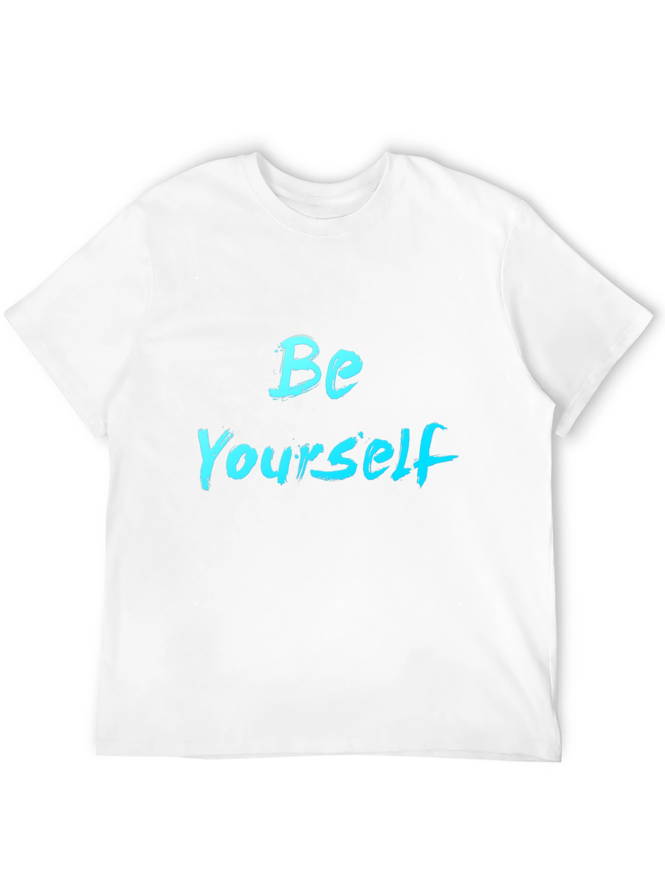 Be Yourself Black T-Shirt - Inspiring Graphic Tee