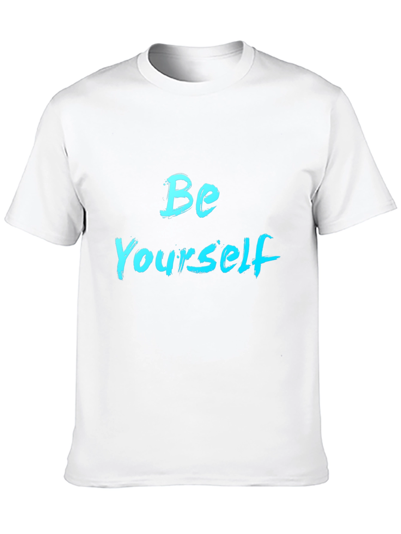 Be Yourself Black T-Shirt - Inspiring Graphic Tee