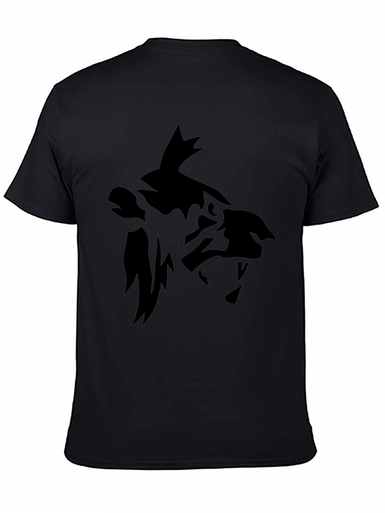 Lion Graphic Black T-Shirt - Bold & Stylish