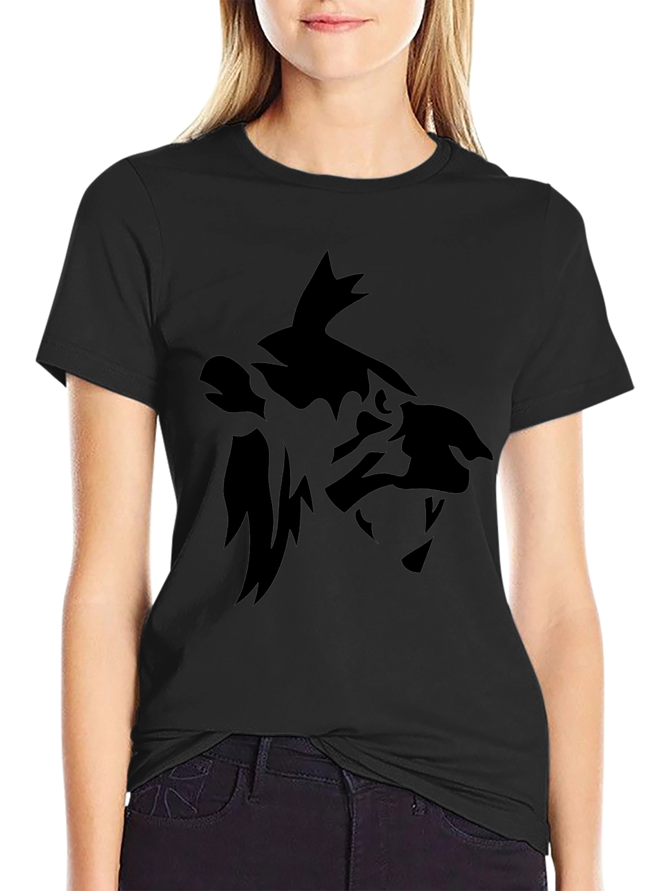 Lion Graphic Black T-Shirt - Bold & Stylish