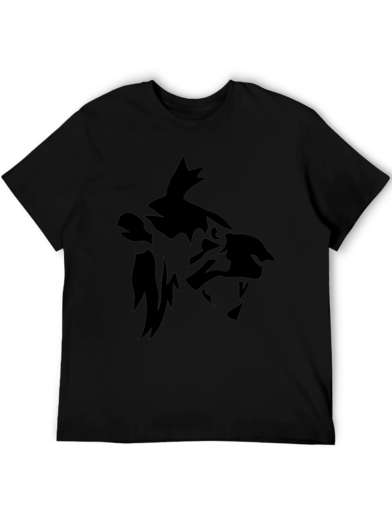 Lion Graphic Black T-Shirt - Bold & Stylish