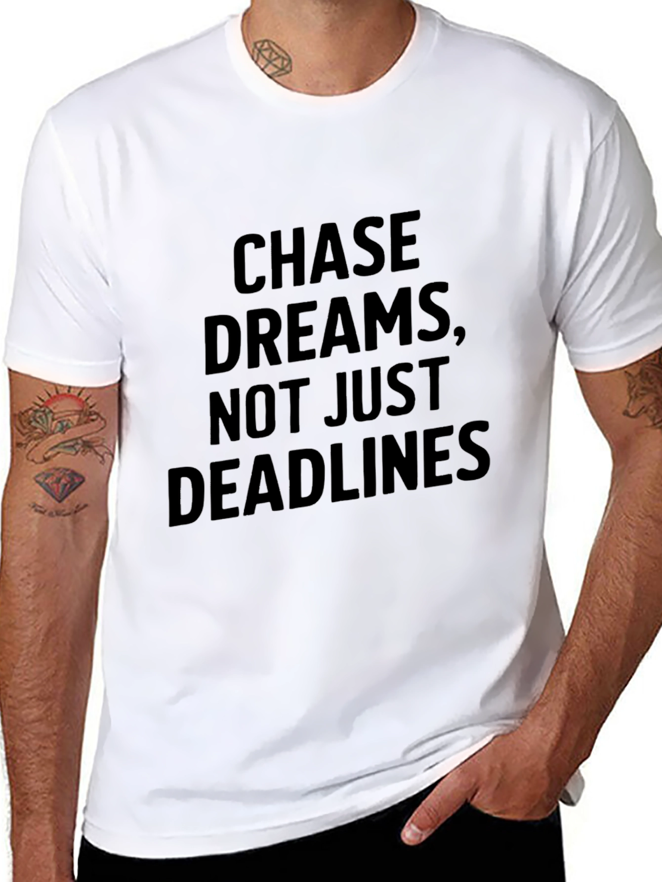 Chase Dreams Graphic T-Shirt - Motivational Tee