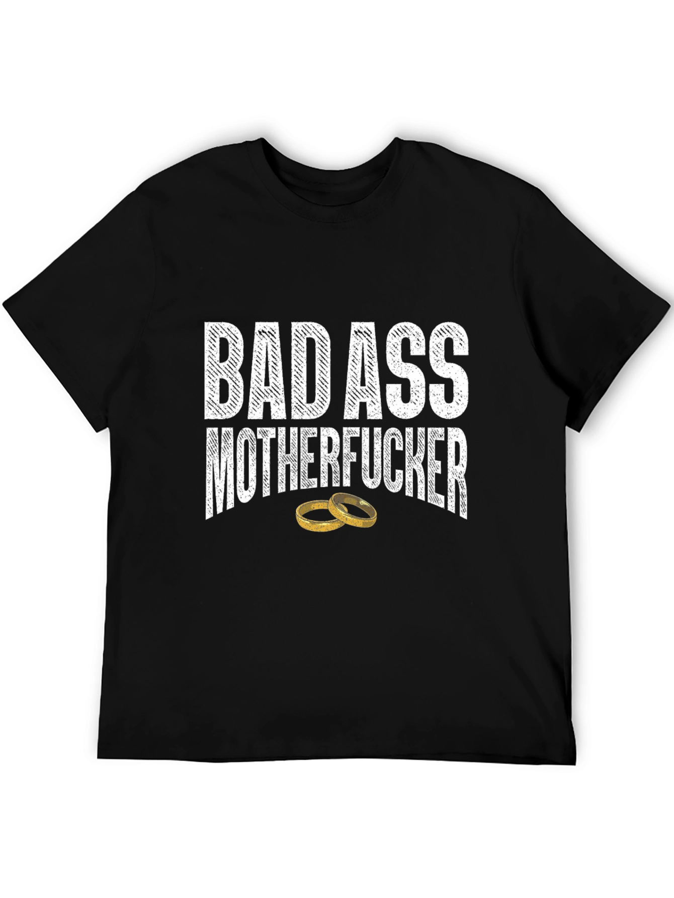 Badass Motherfucker Wedding Rings T-Shirt