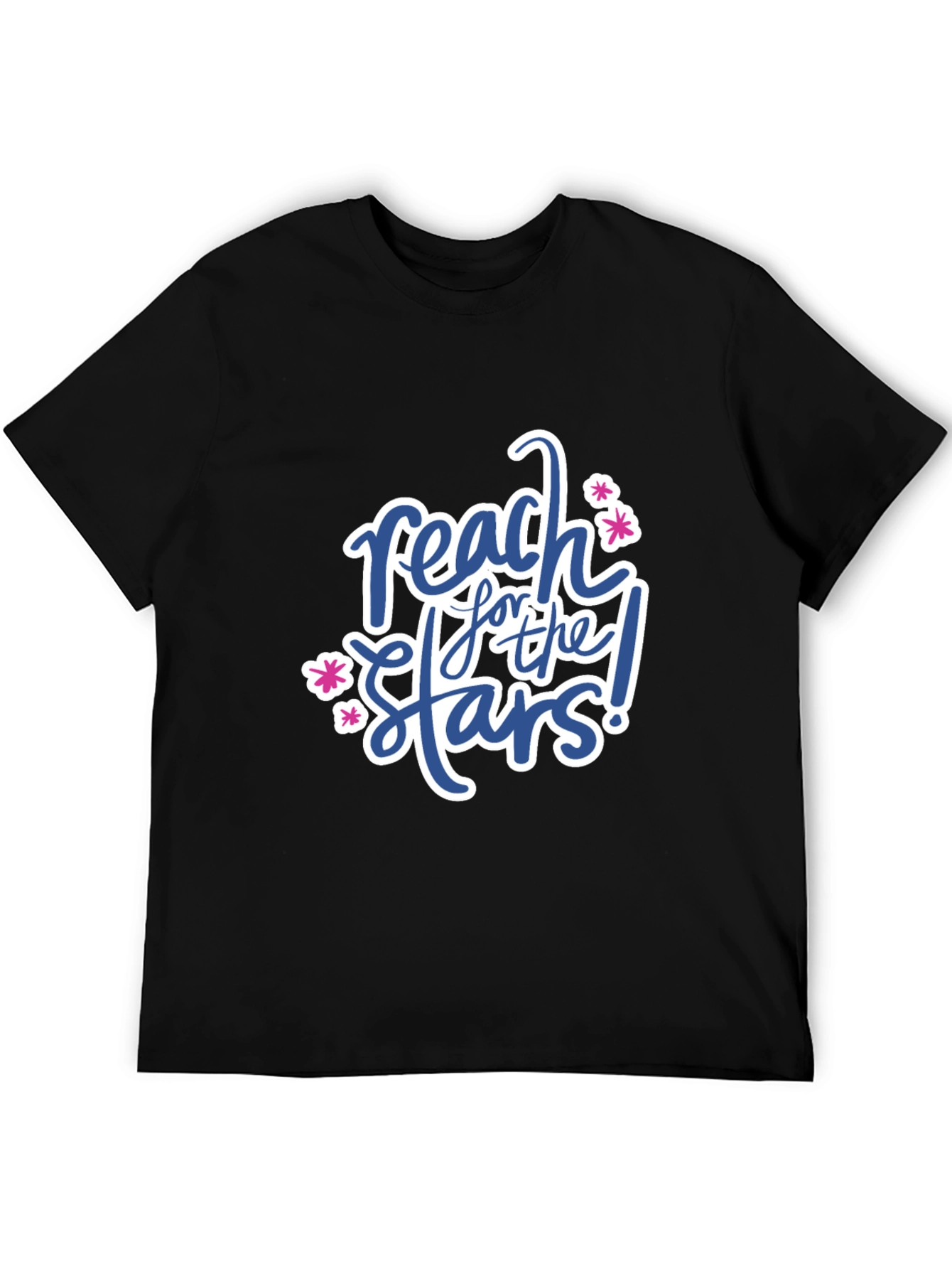 Reach For The Stars Graphic Tee - Black