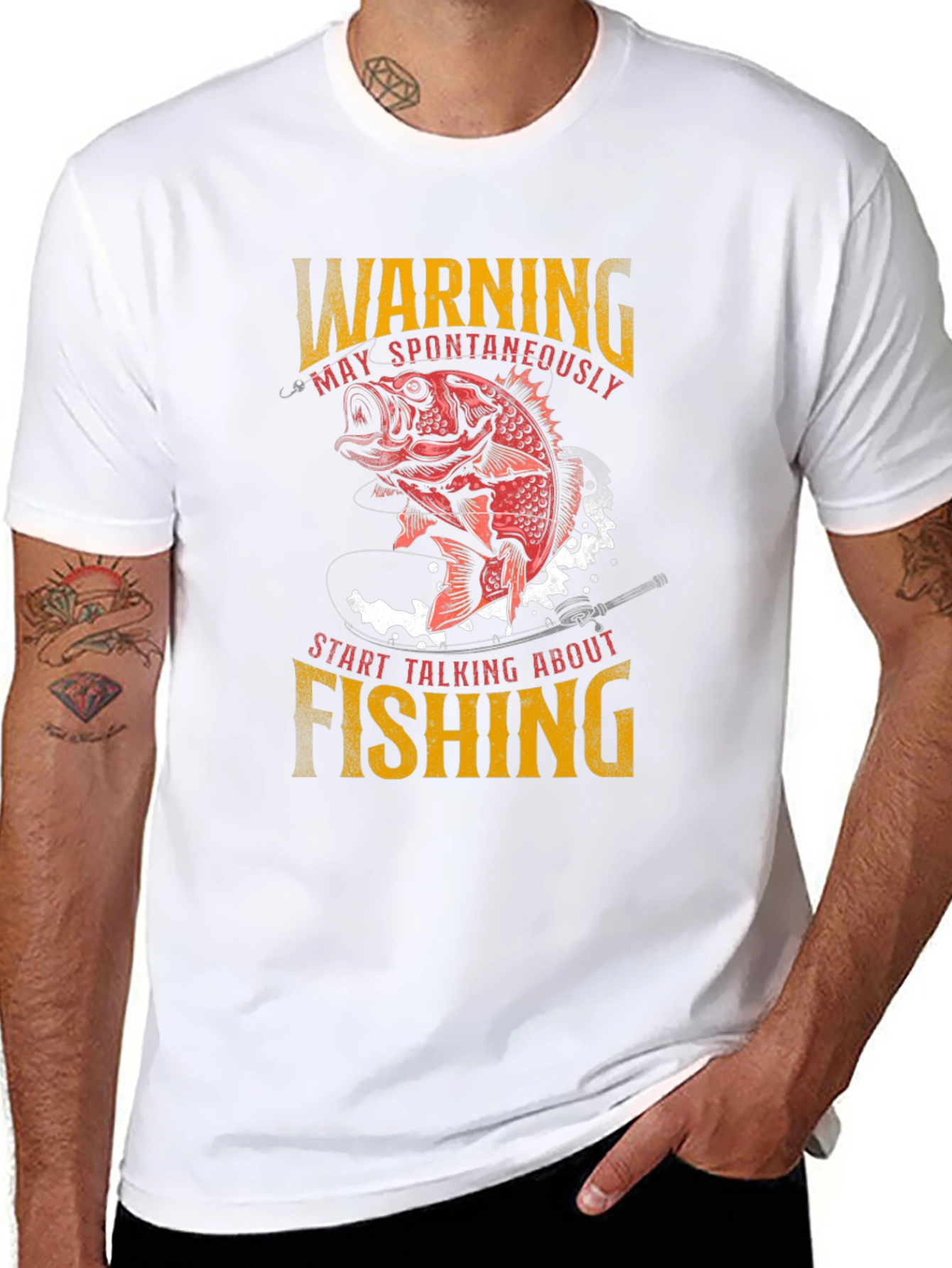 Warning Fishing T-Shirt