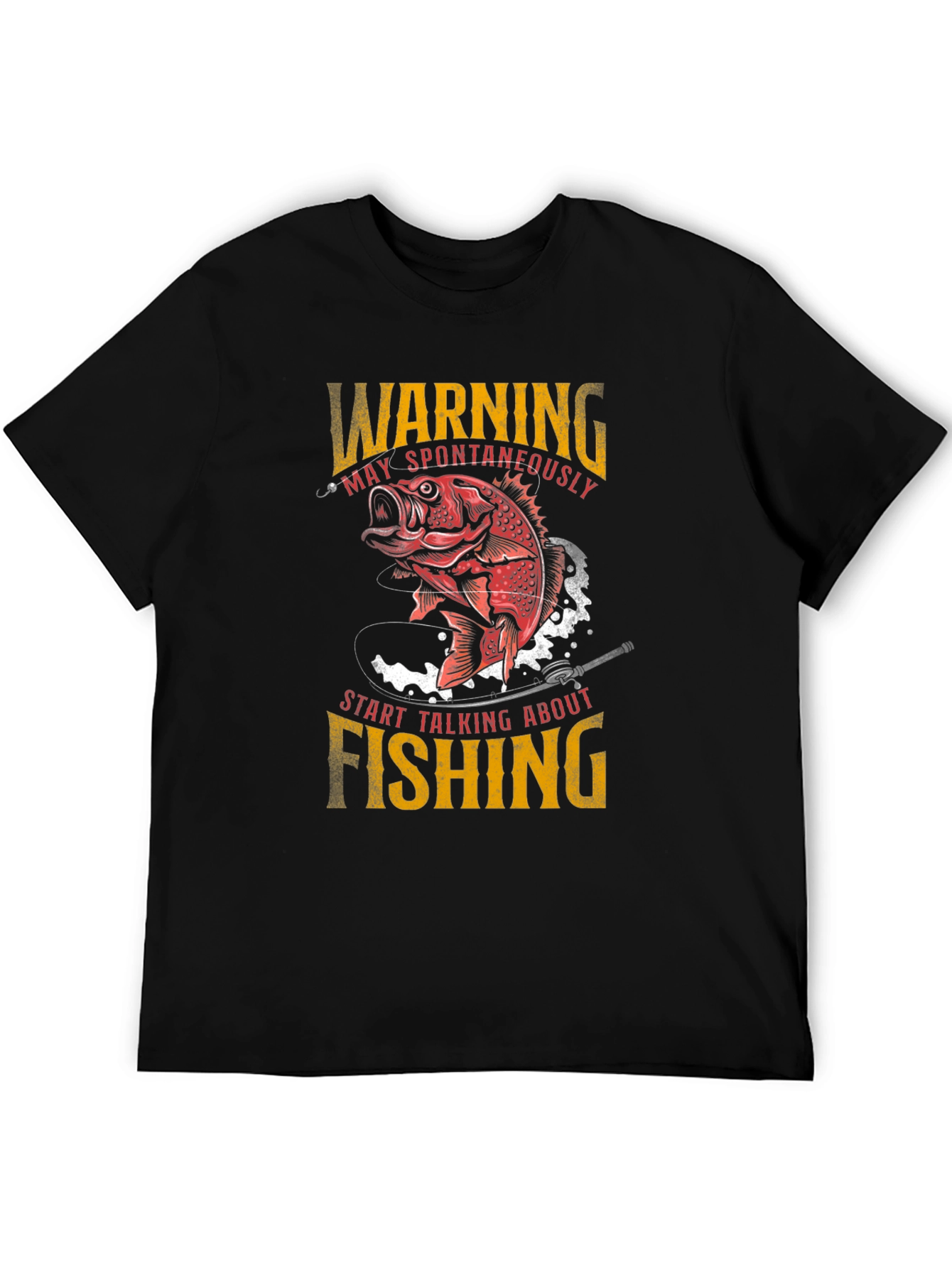 Warning Fishing T-Shirt