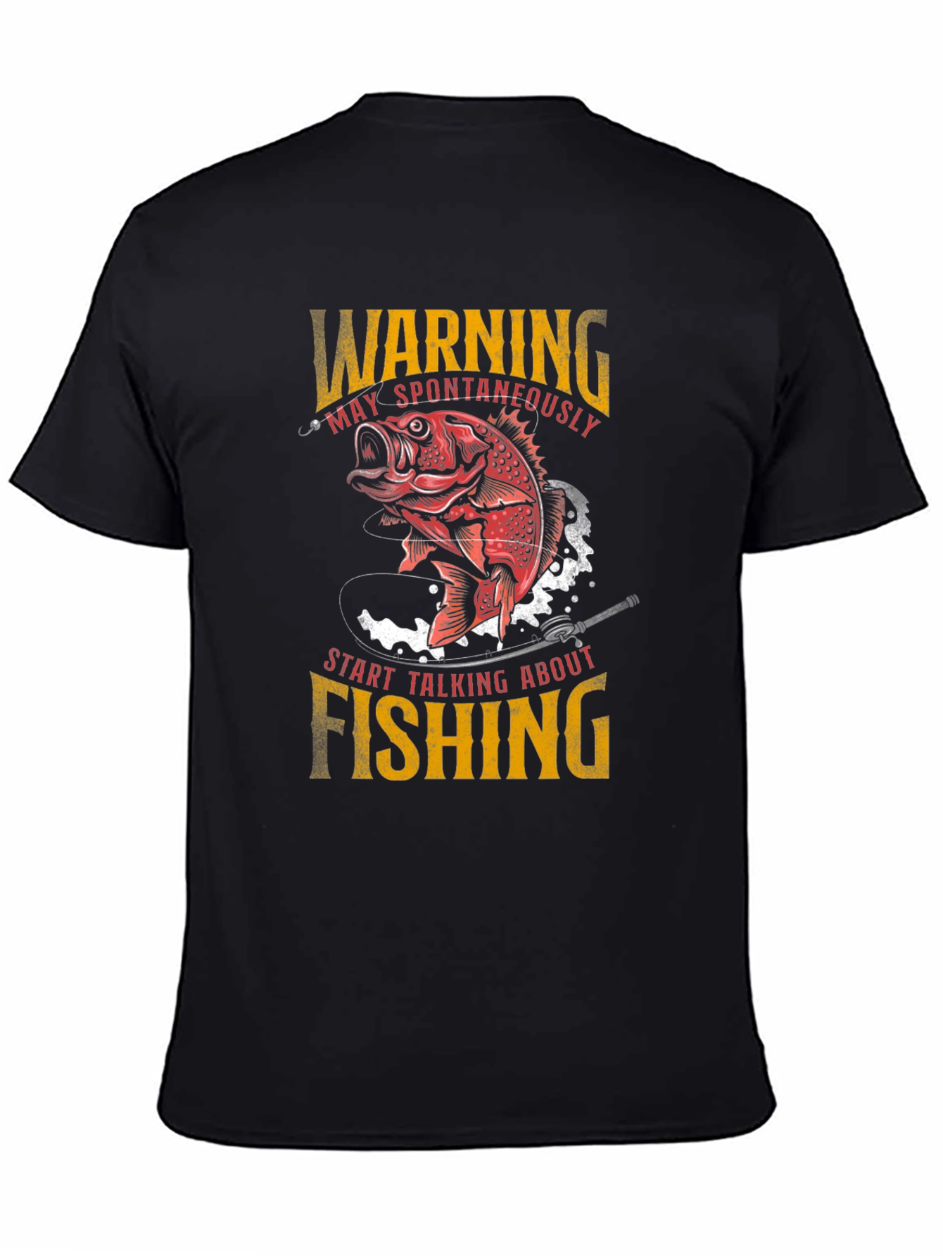 Warning Fishing T-Shirt