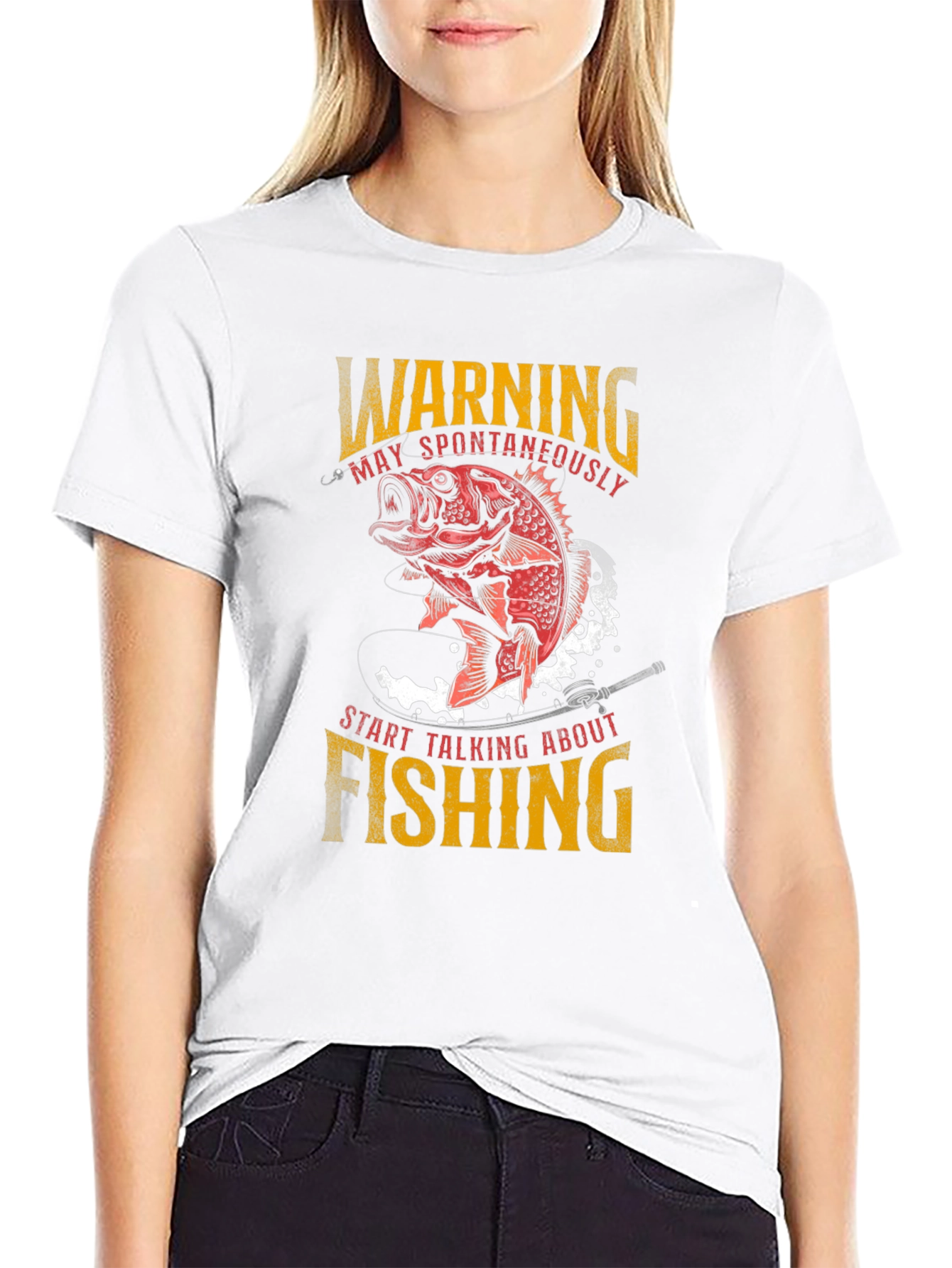 Warning Fishing T-Shirt