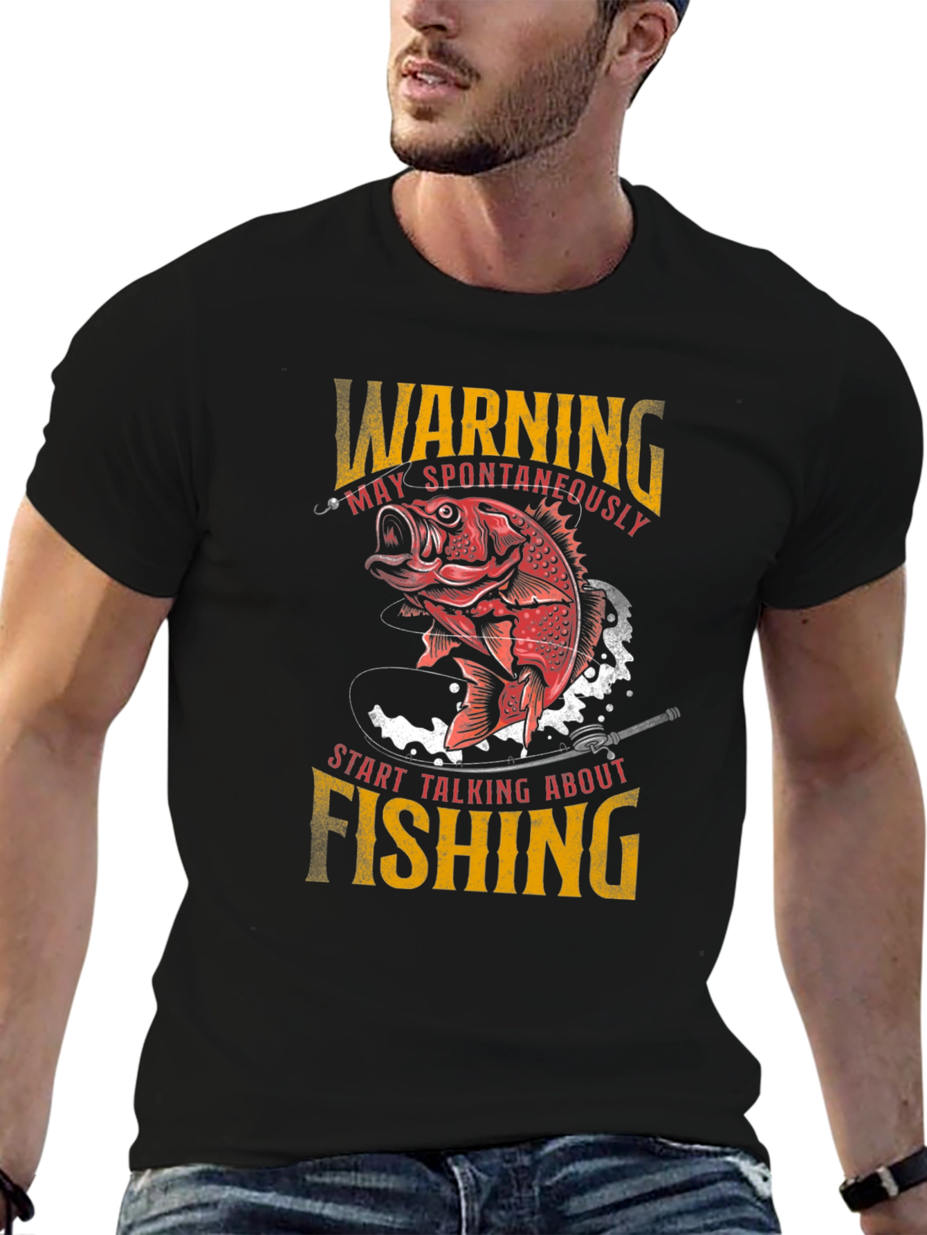 Warning Fishing T-Shirt