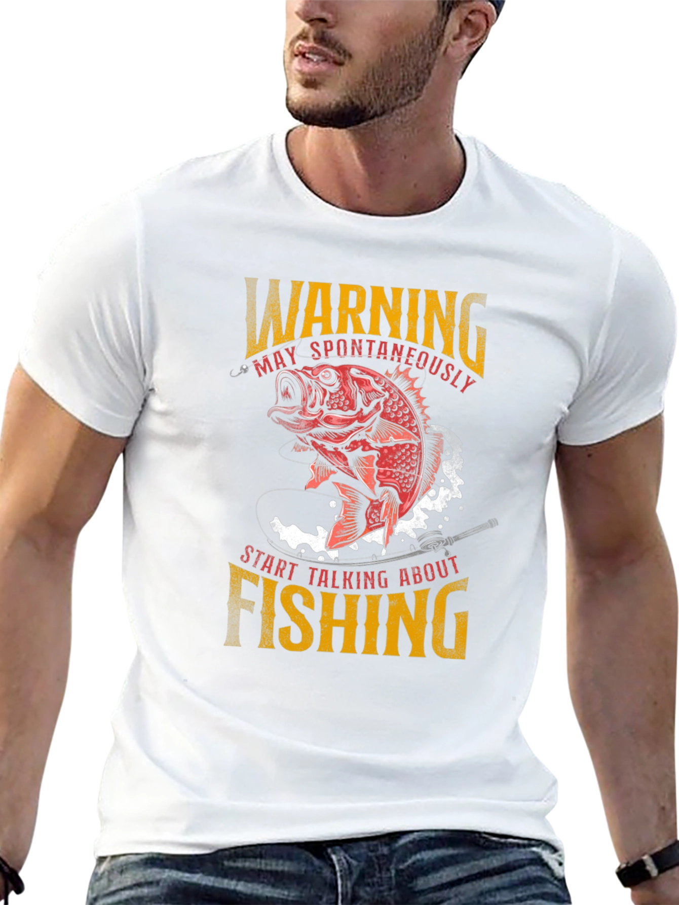 Warning Fishing T-Shirt