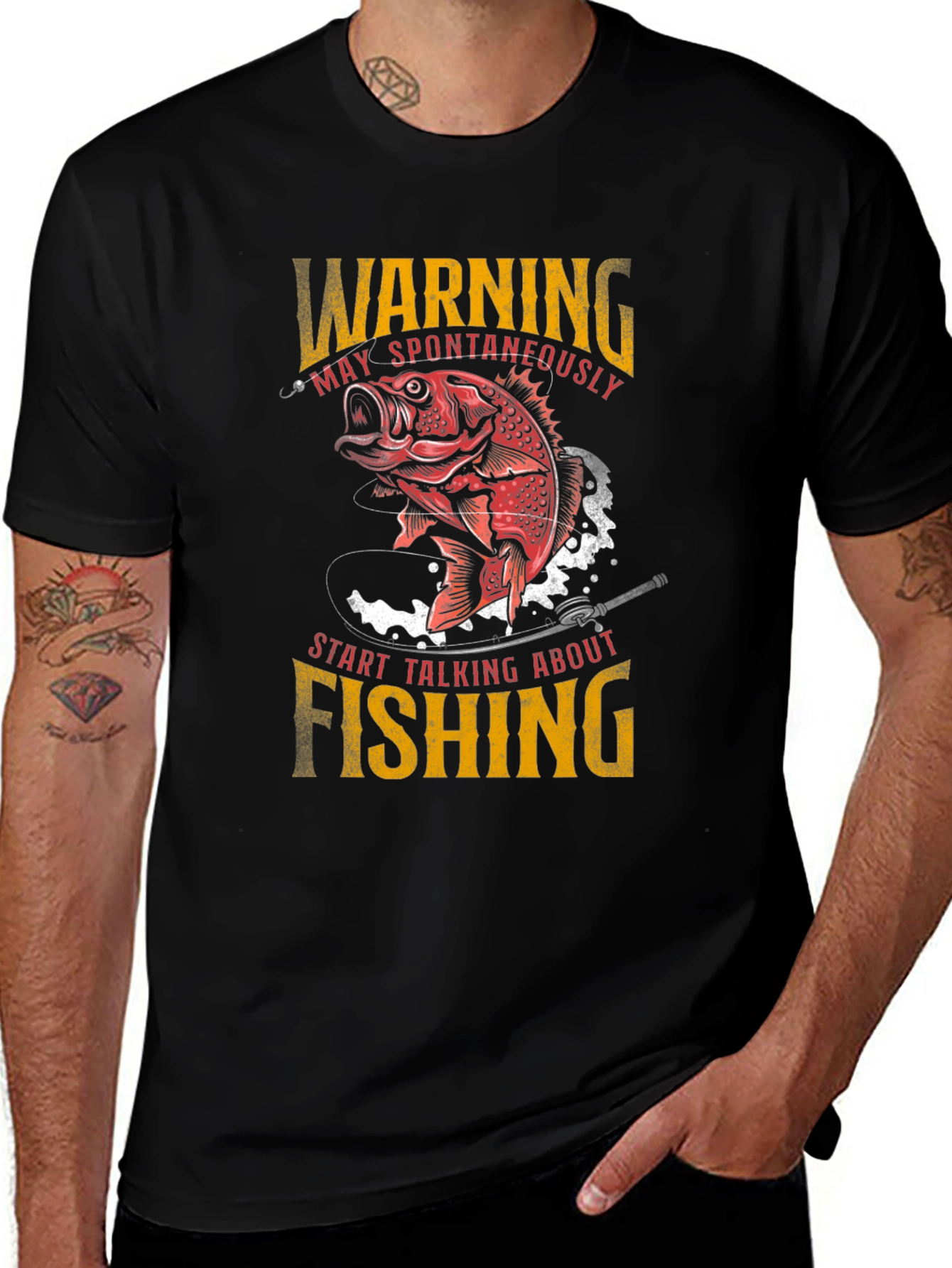 Warning Fishing T-Shirt