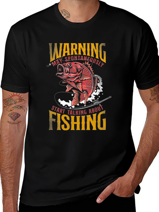 Warning Fishing T-Shirt