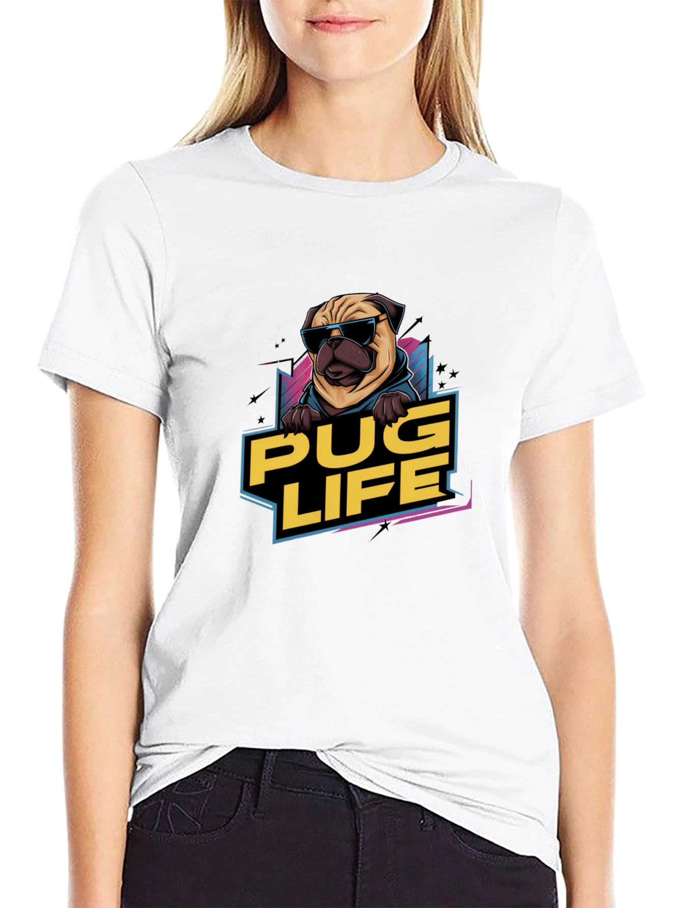 Pug Life T-Shirt - Cool Dog Graphic Tee