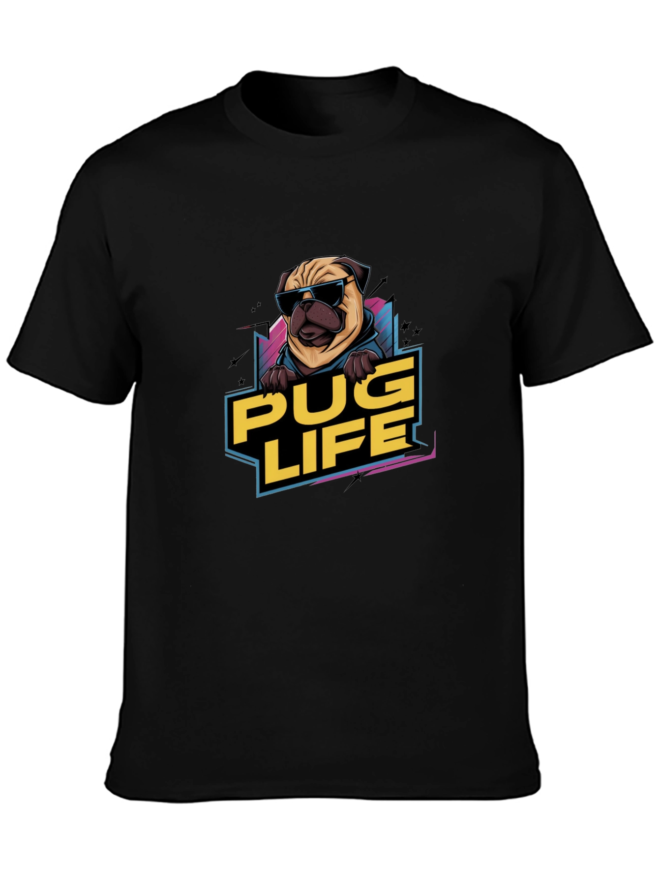 Pug Life T-Shirt - Cool Dog Graphic Tee