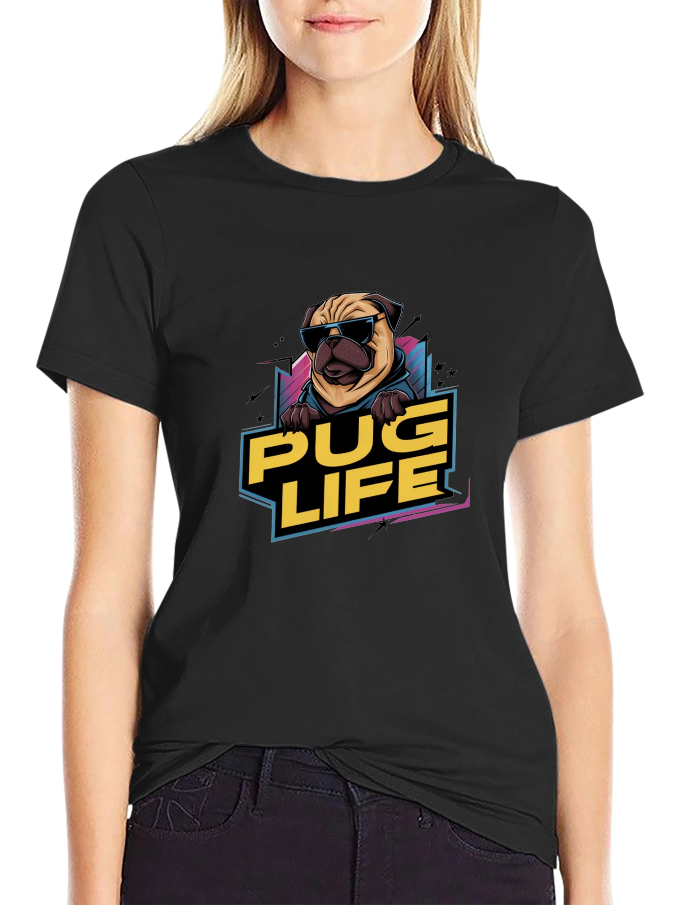 Pug Life T-Shirt - Cool Dog Graphic Tee