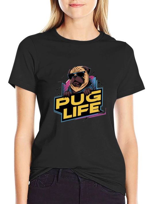 Pug Life T-Shirt - Cool Dog Graphic Tee