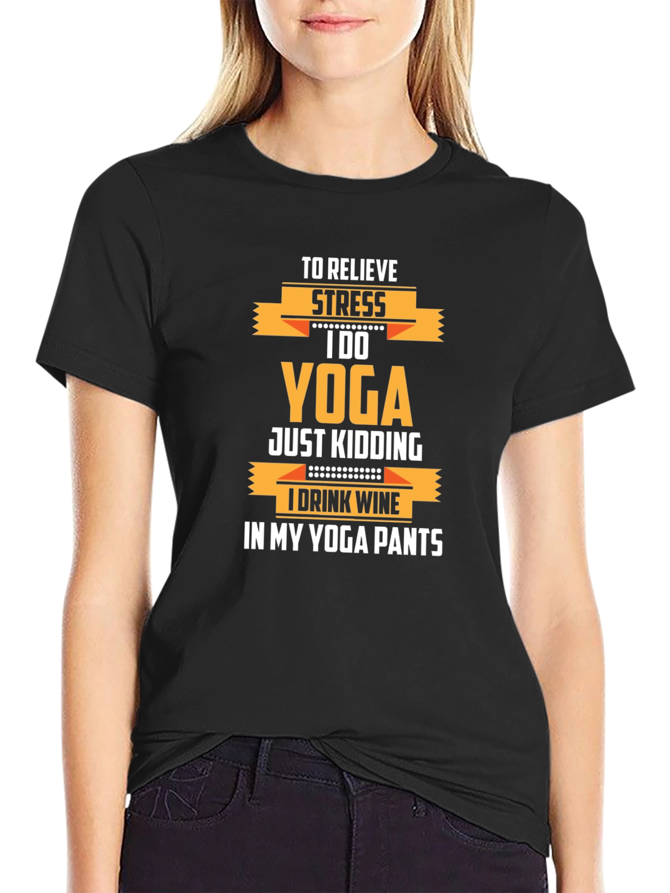 Funny Yoga Wine T-Shirt