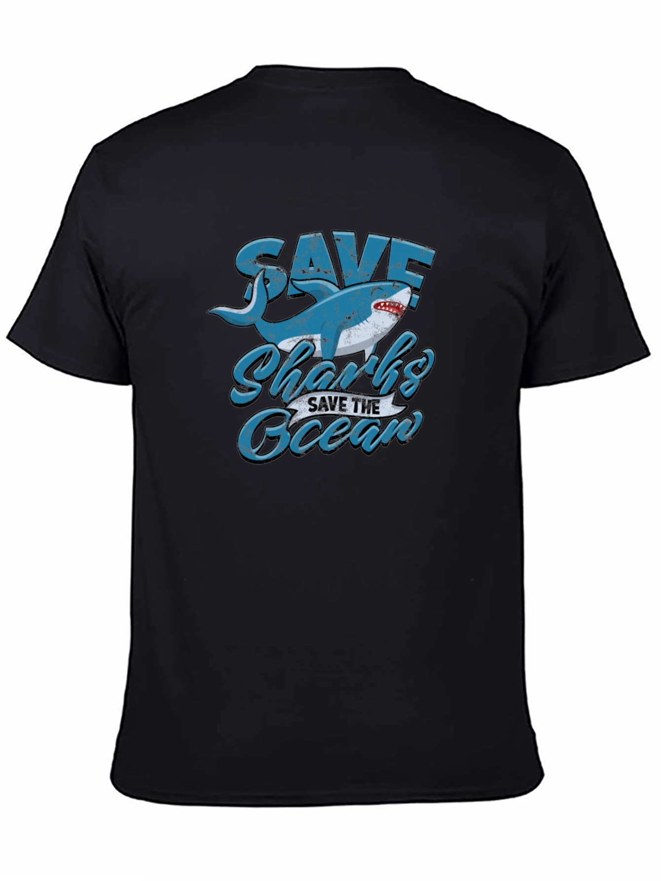 Save Sharks Save the Ocean Graphic T-Shirt