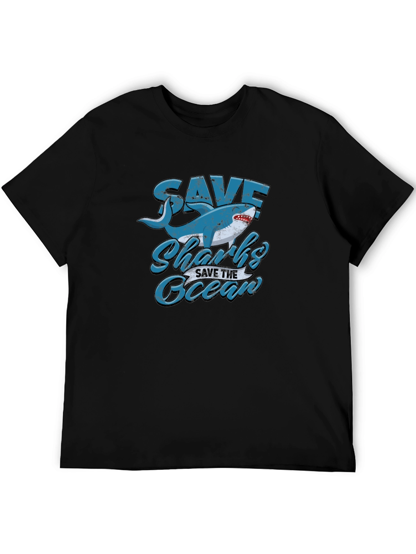 Save Sharks Save the Ocean Graphic T-Shirt