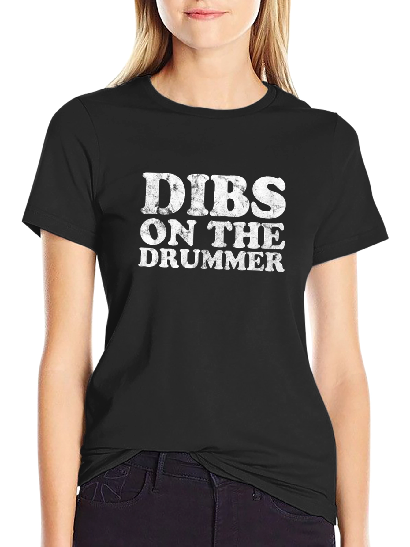Dibs on the Drummer T-Shirt - Black Graphic Tee