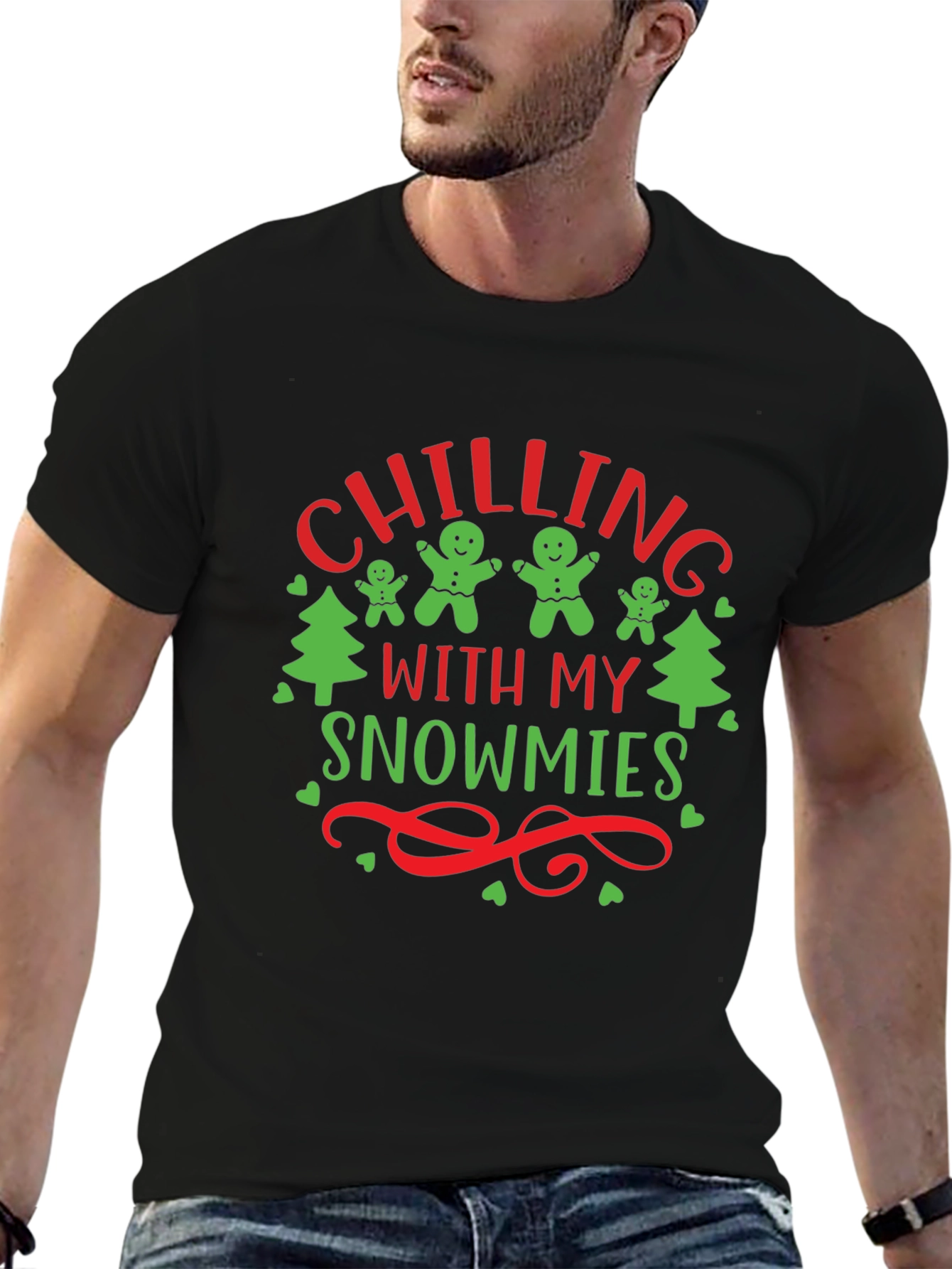 Chilling with my Snowmies T-shirt