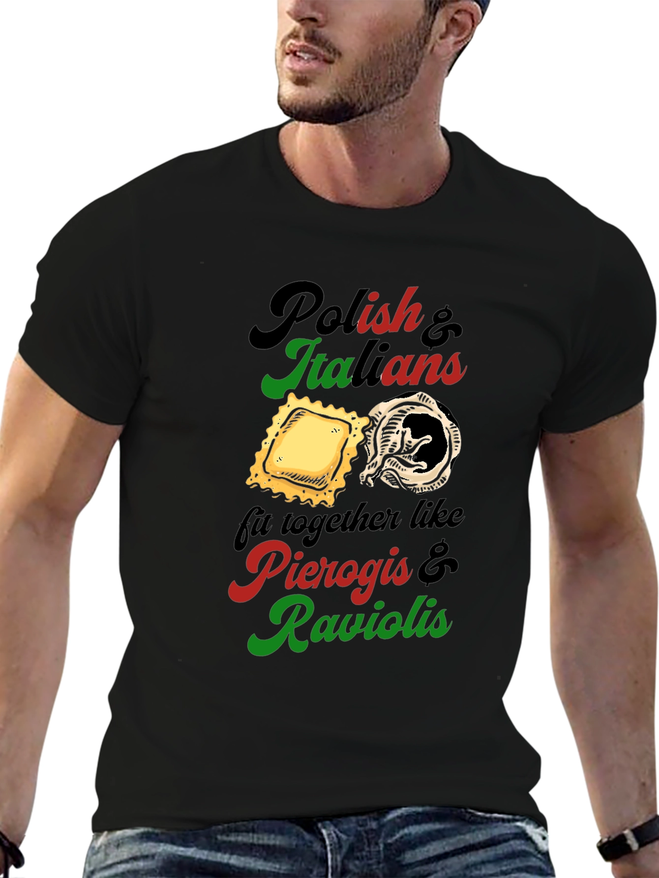 Polish & Italians Pierogi & Ravioli T-Shirt