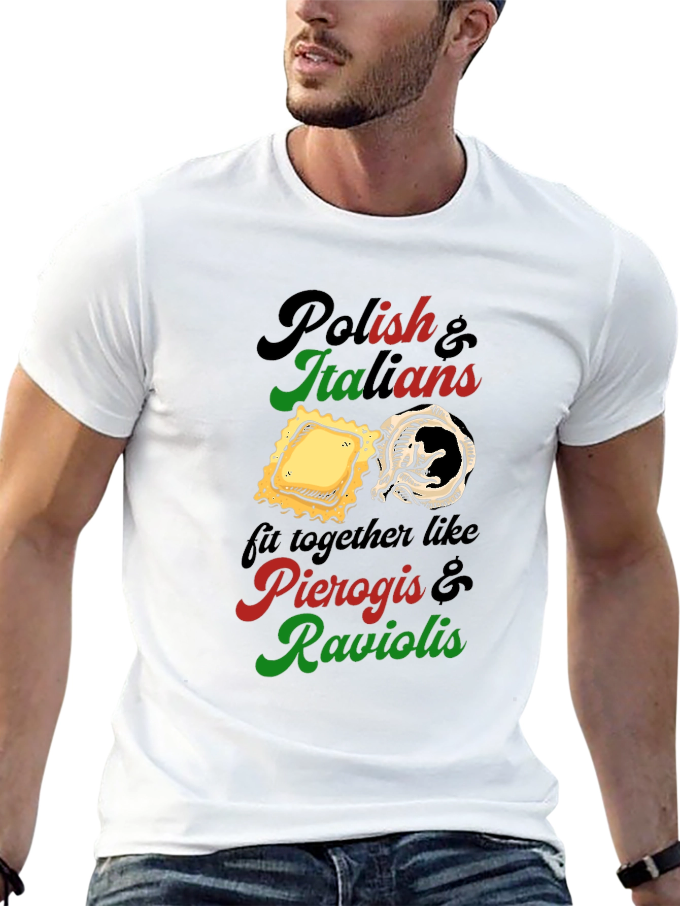 Polish & Italians Pierogi & Ravioli T-Shirt