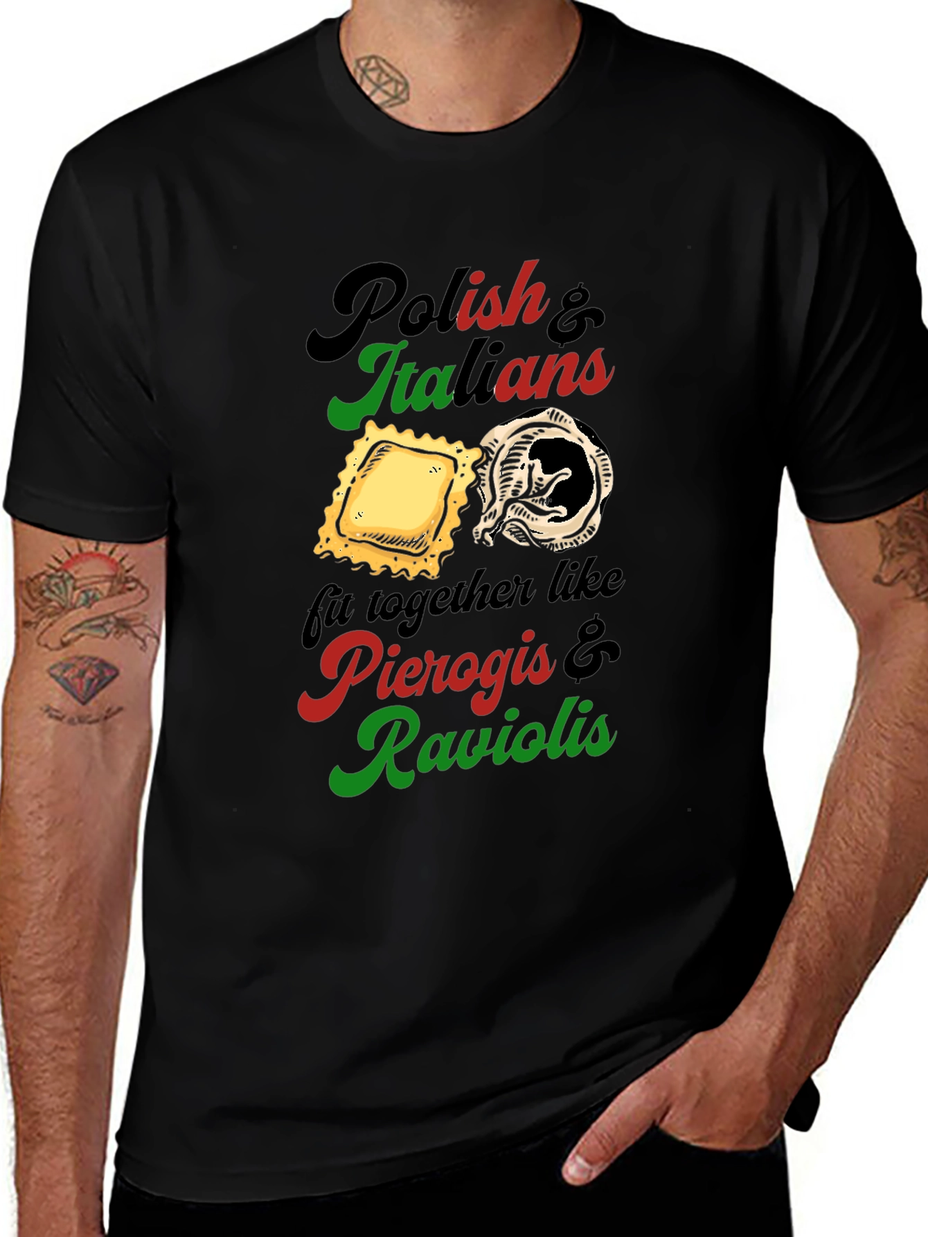 Polish & Italians Pierogi & Ravioli T-Shirt