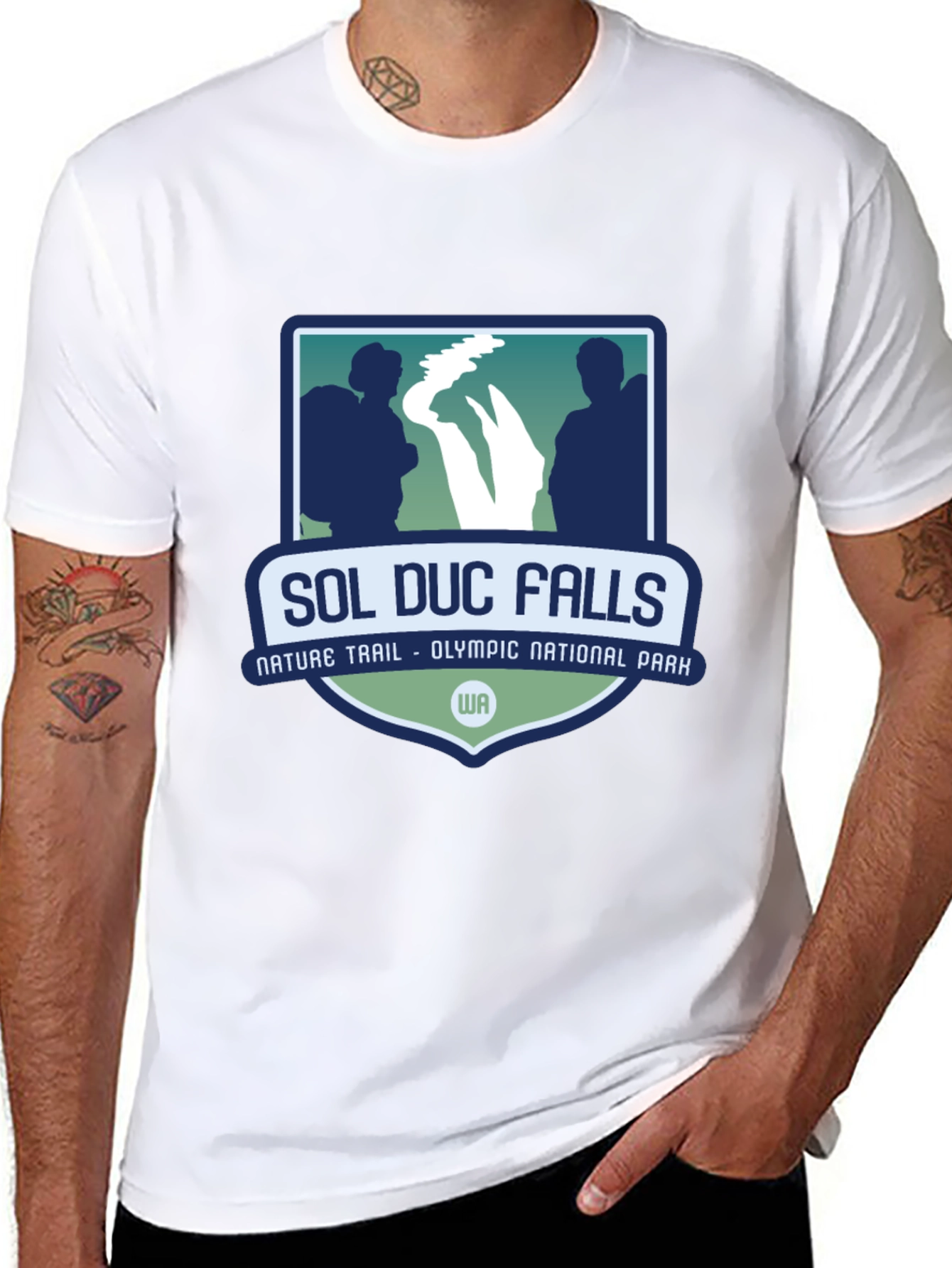 Sol Duc Falls Graphic T-Shirt