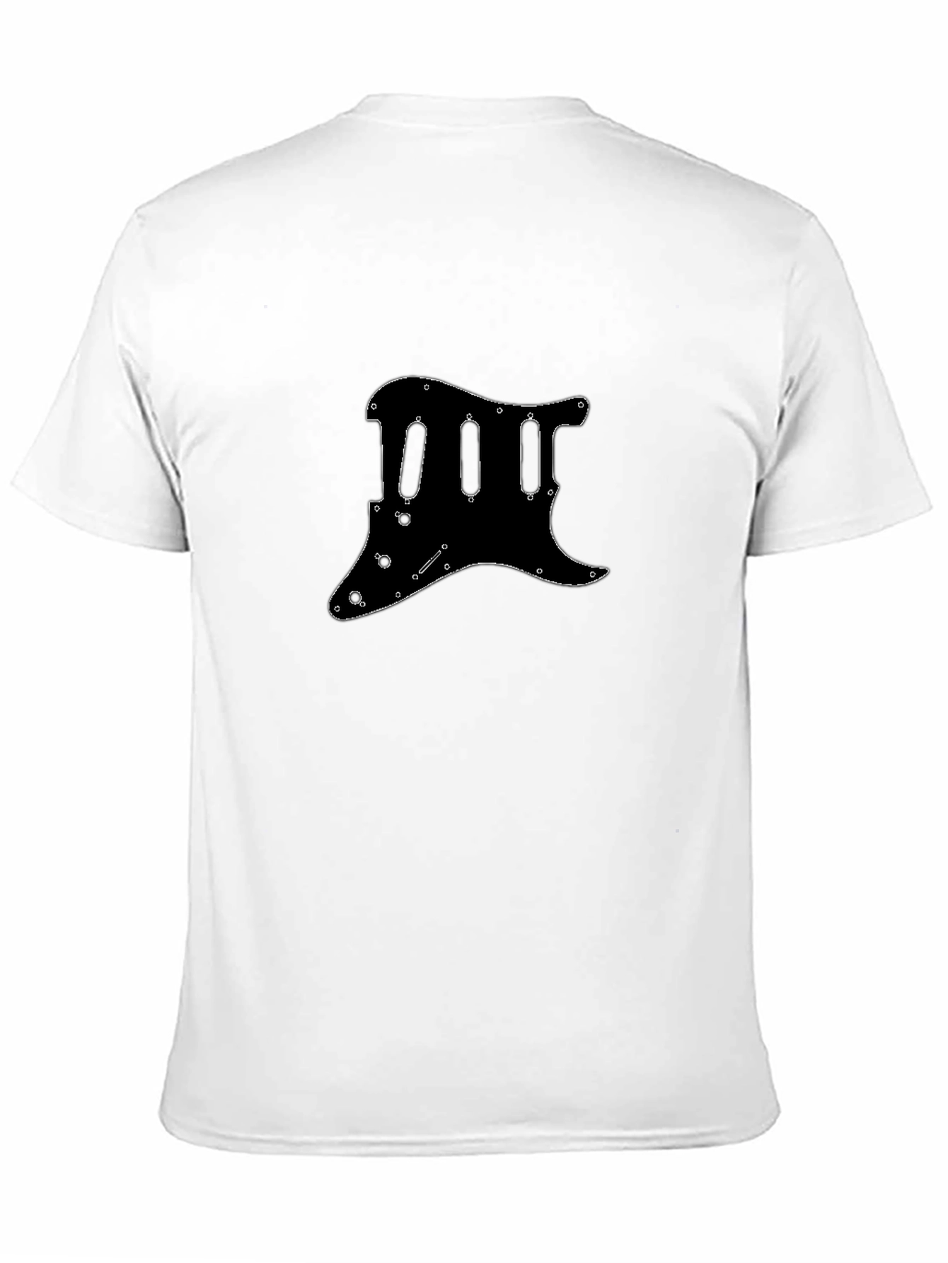Guitar Pickguard Outline Graphic T-Shirt