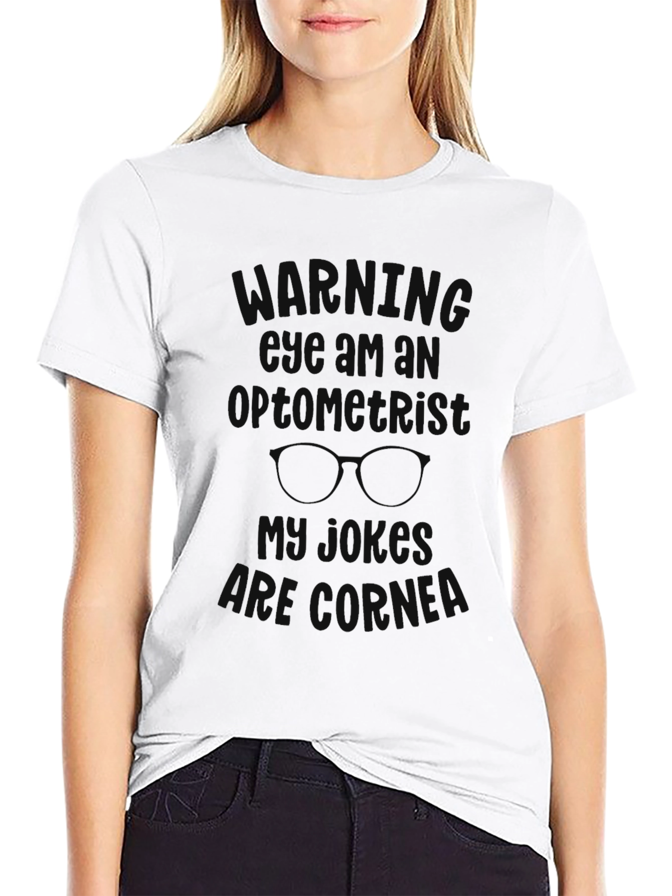 Warning Eye Exam Optometrist T-Shirt