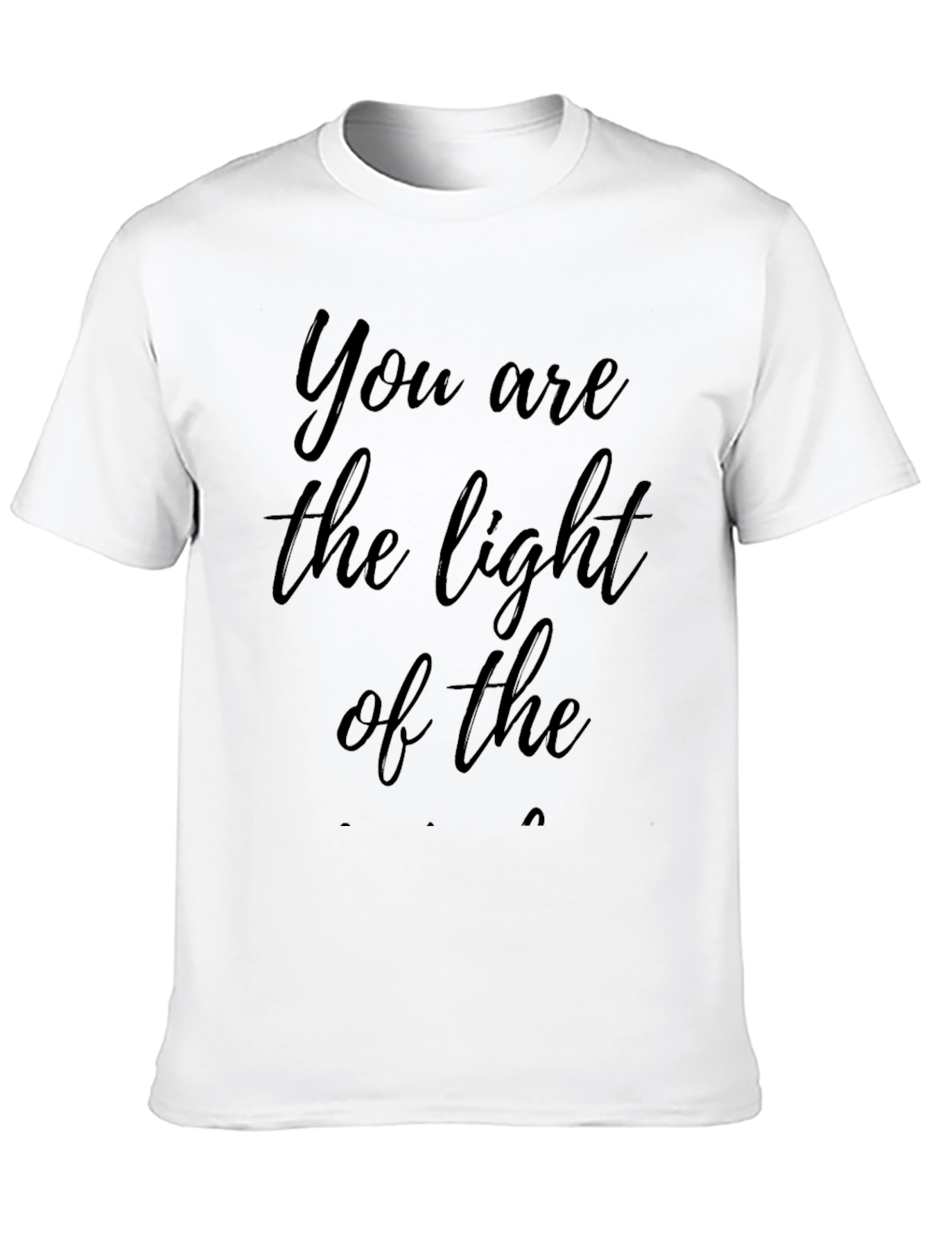Inspirational Light Black T-Shirt
