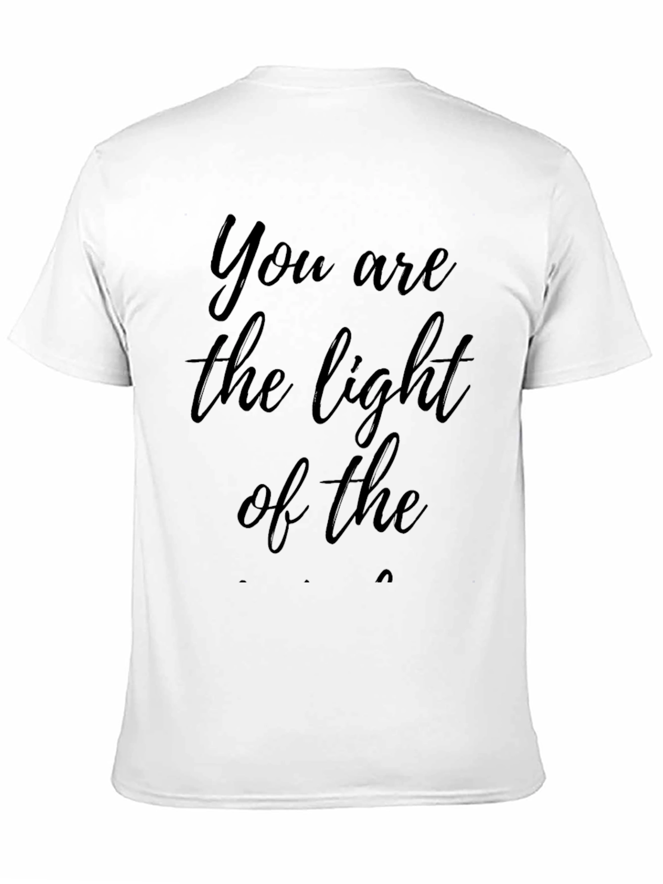 Inspirational Light Black T-Shirt
