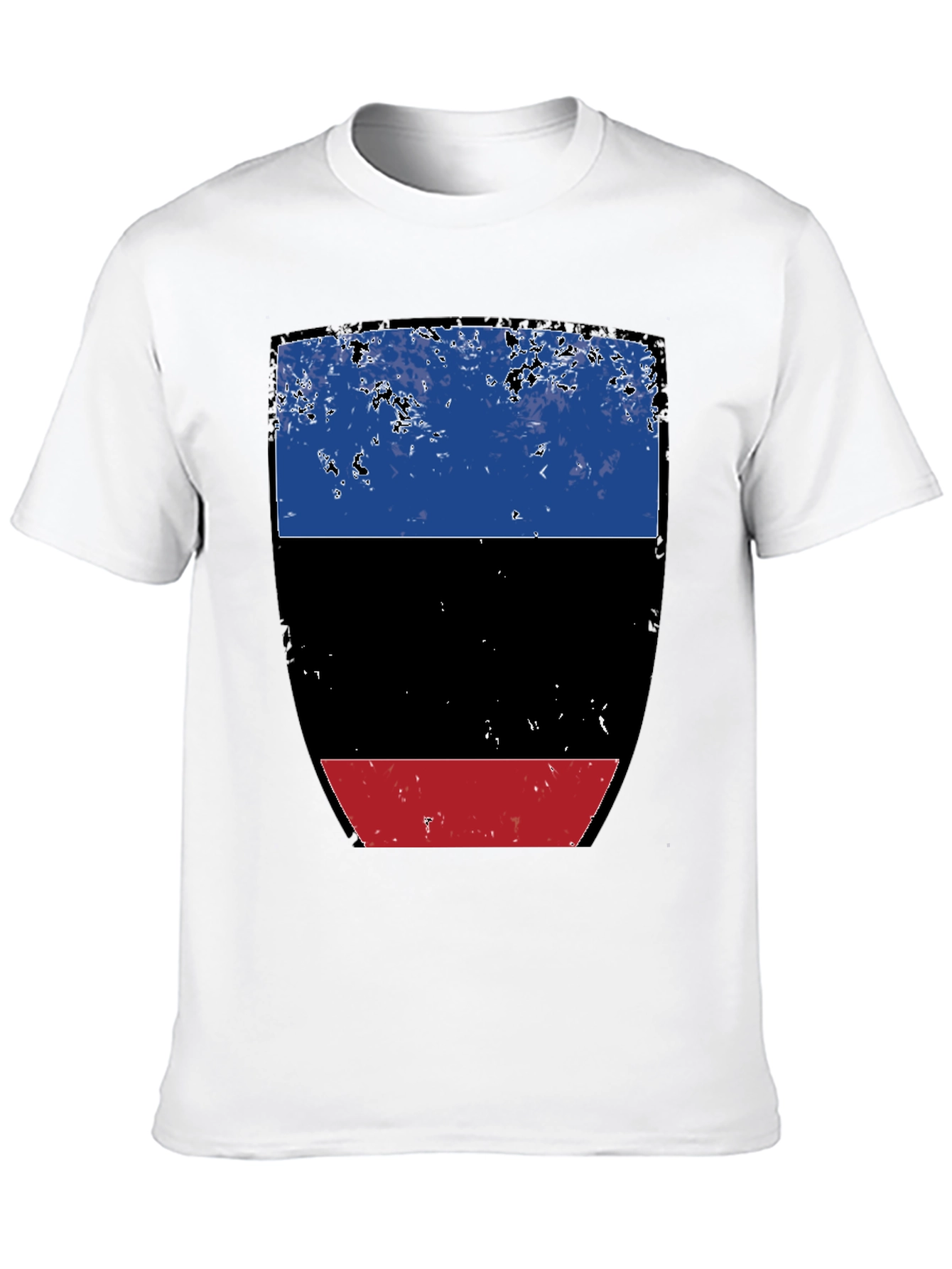 Distressed Donetsk Flag T-Shirt Ukraine Separatist Republic