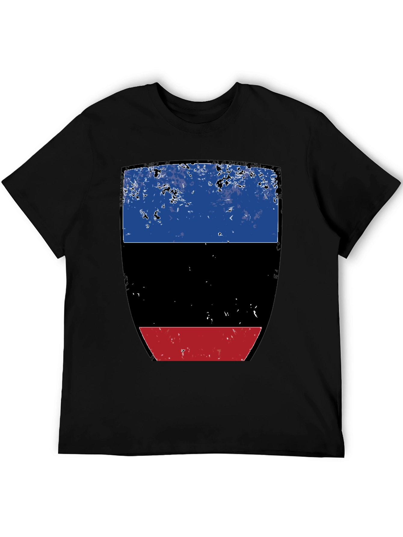 Distressed Donetsk Flag T-Shirt Ukraine Separatist Republic