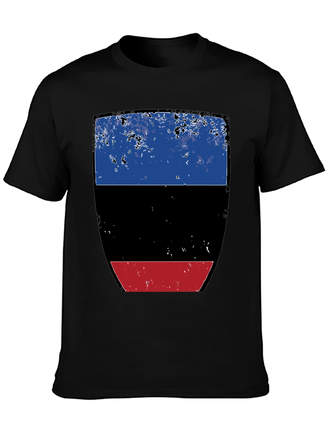 Distressed Donetsk Flag T-Shirt Ukraine Separatist Republic
