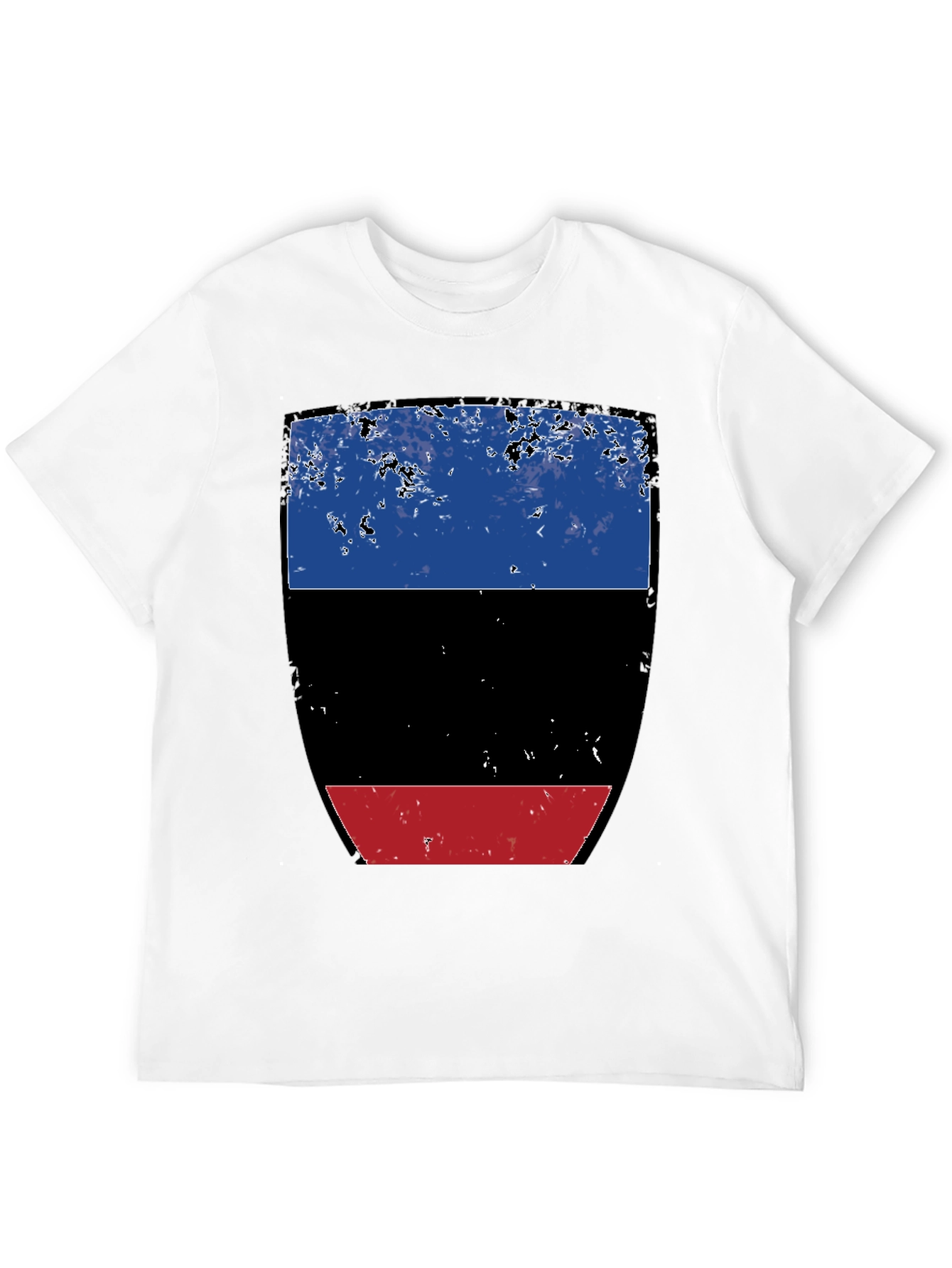 Distressed Donetsk Flag T-Shirt Ukraine Separatist Republic