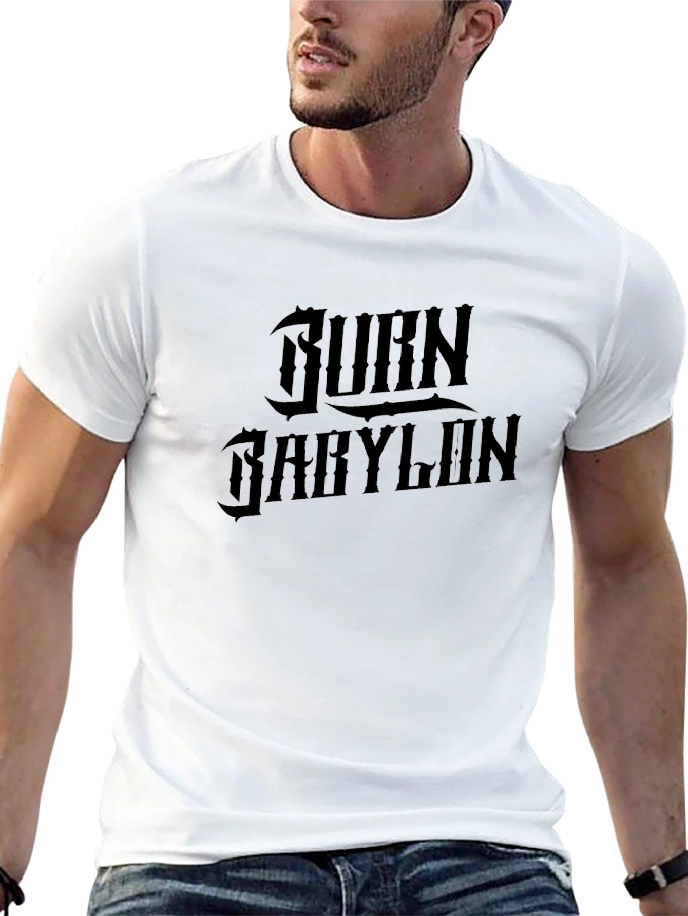 Burn Babylon Graphic Tee - Black