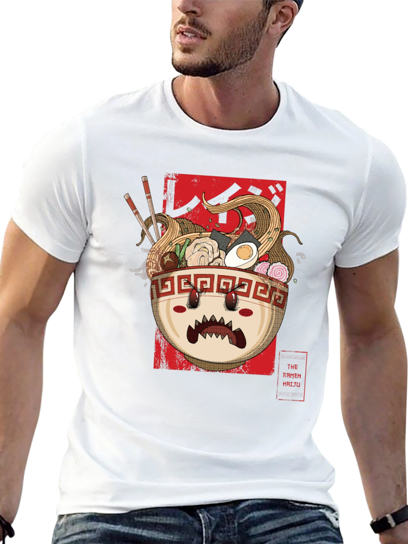 Ramen Kaiju T-Shirt - Monster Bowl Graphic Tee