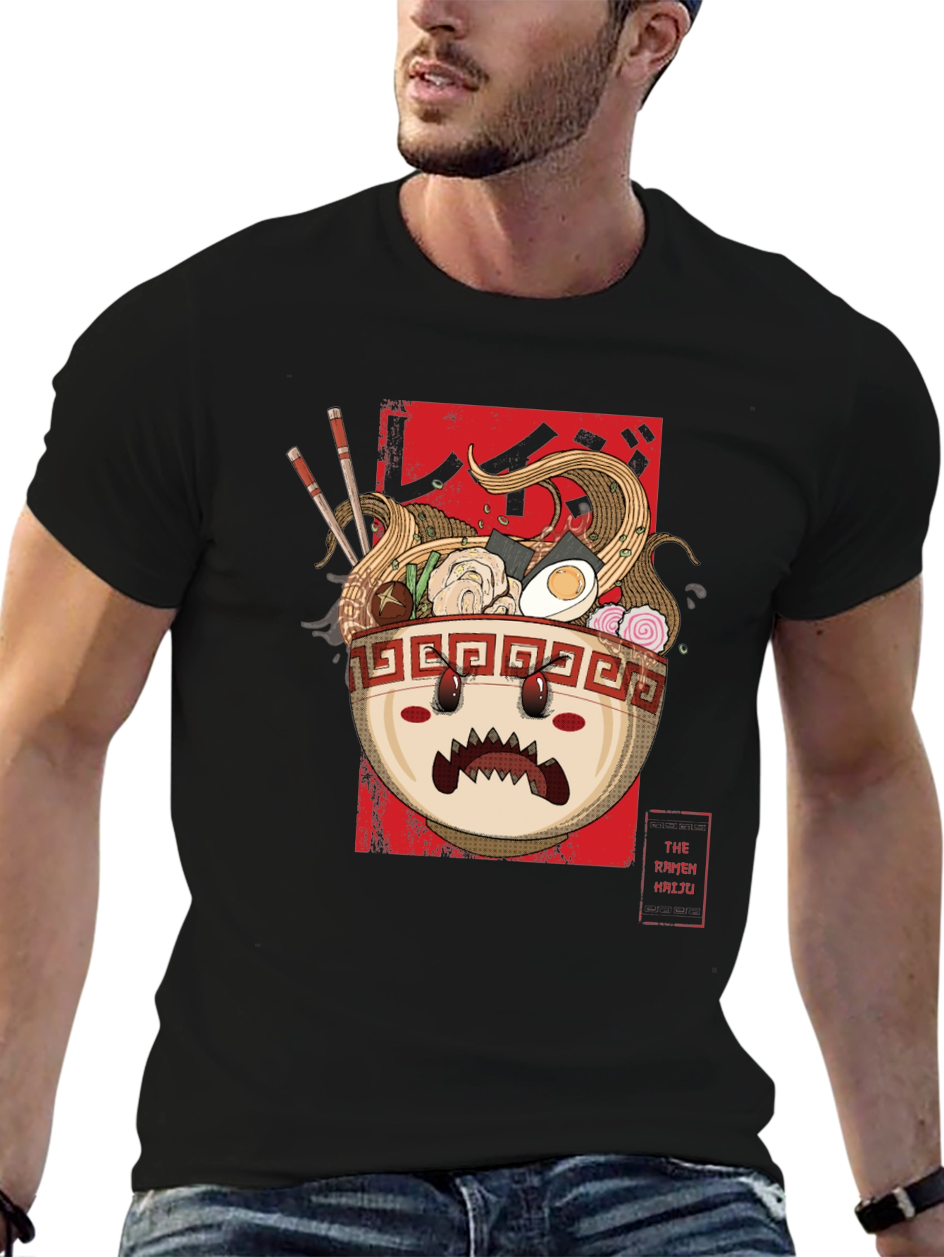 Ramen Kaiju T-Shirt - Monster Bowl Graphic Tee