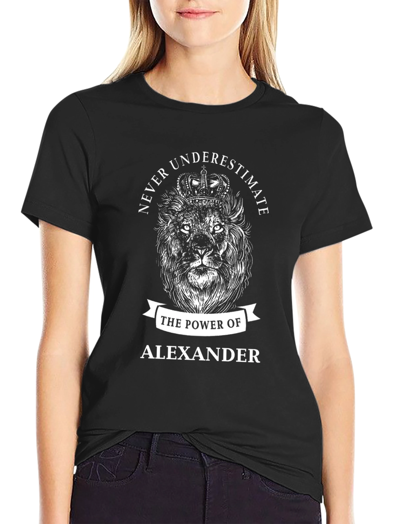 Power of Alexander Lion Graphic Tee