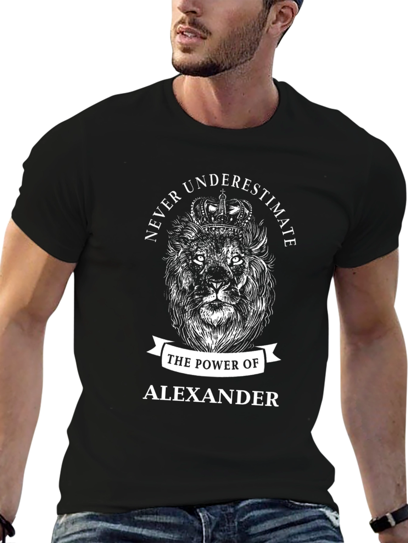 Power of Alexander Lion Graphic Tee