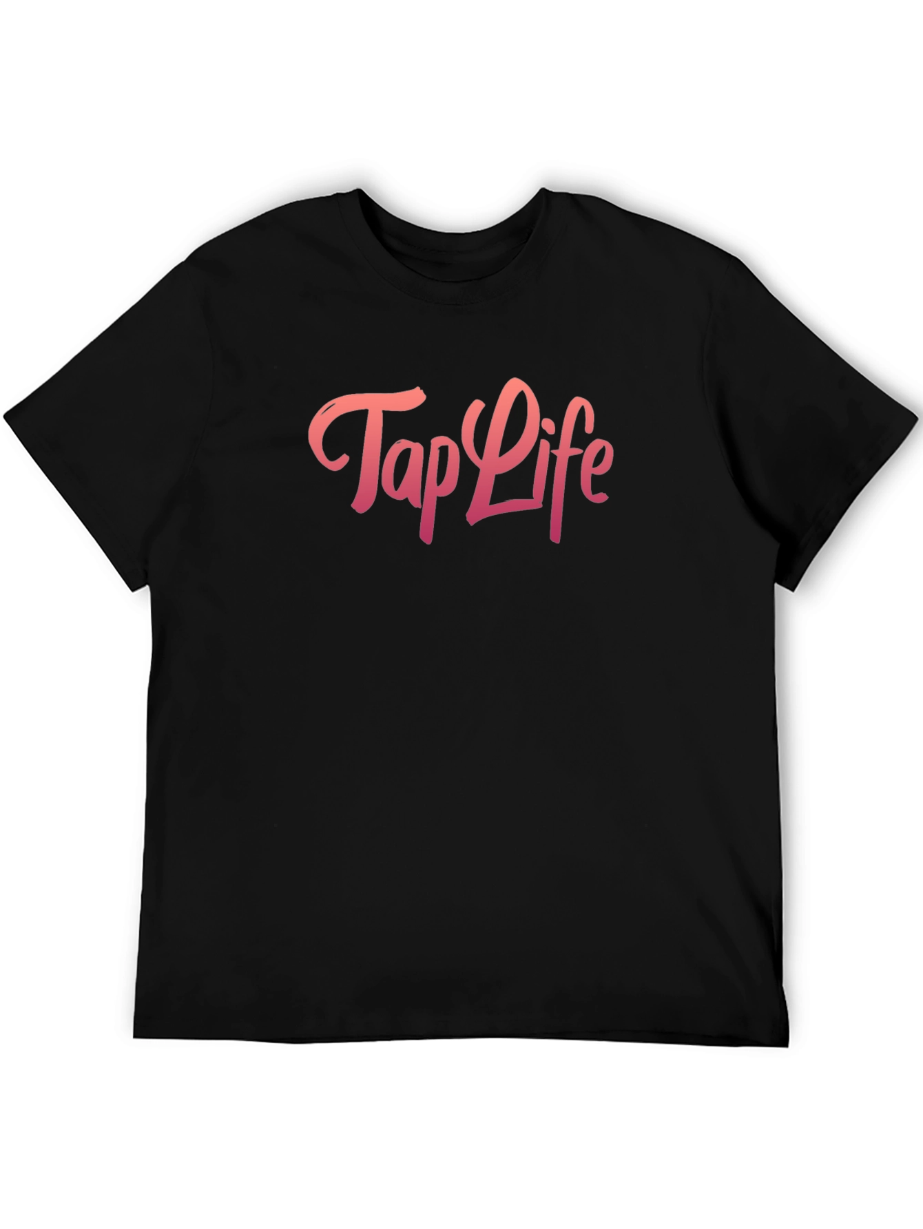Tap Life Black Graphic Tee