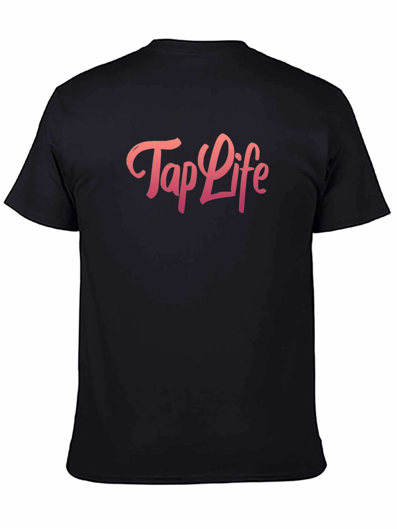 Tap Life Black Graphic Tee