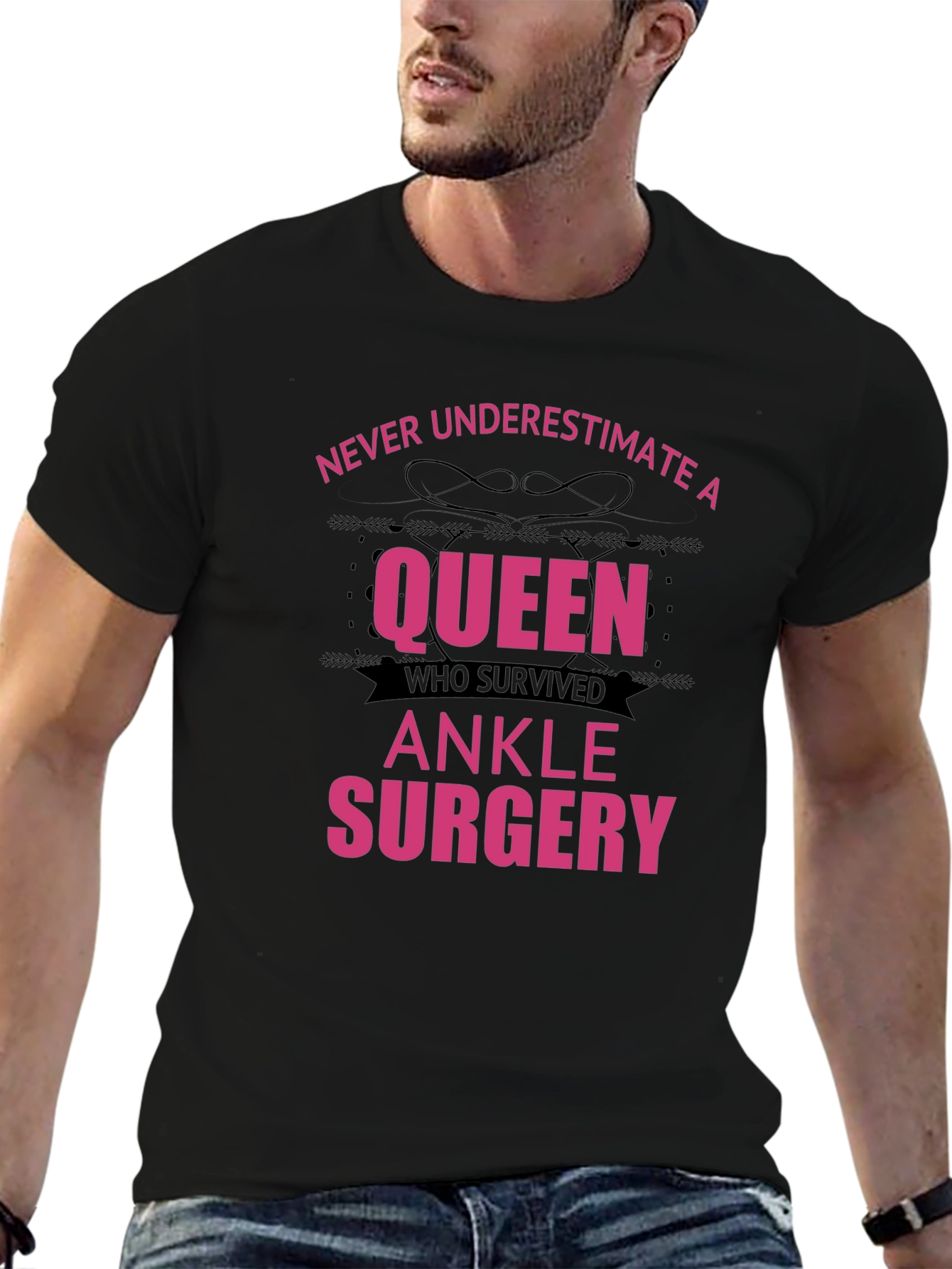 Queen Ankle Surgery Survivor T-Shirt