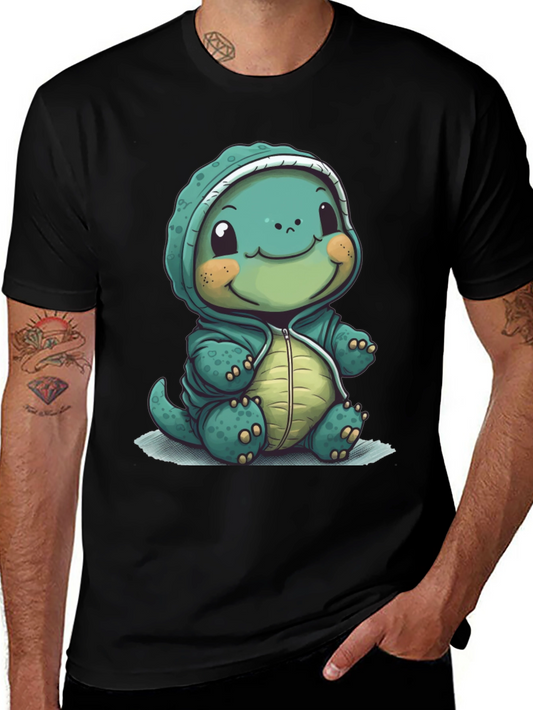 Cute Cartoon Dinosaur Hoodie T-Shirt