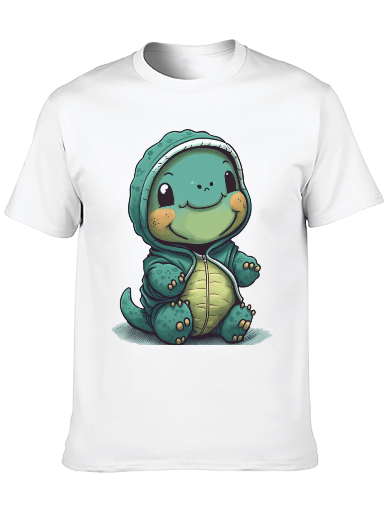 Cute Cartoon Dinosaur Hoodie T-Shirt