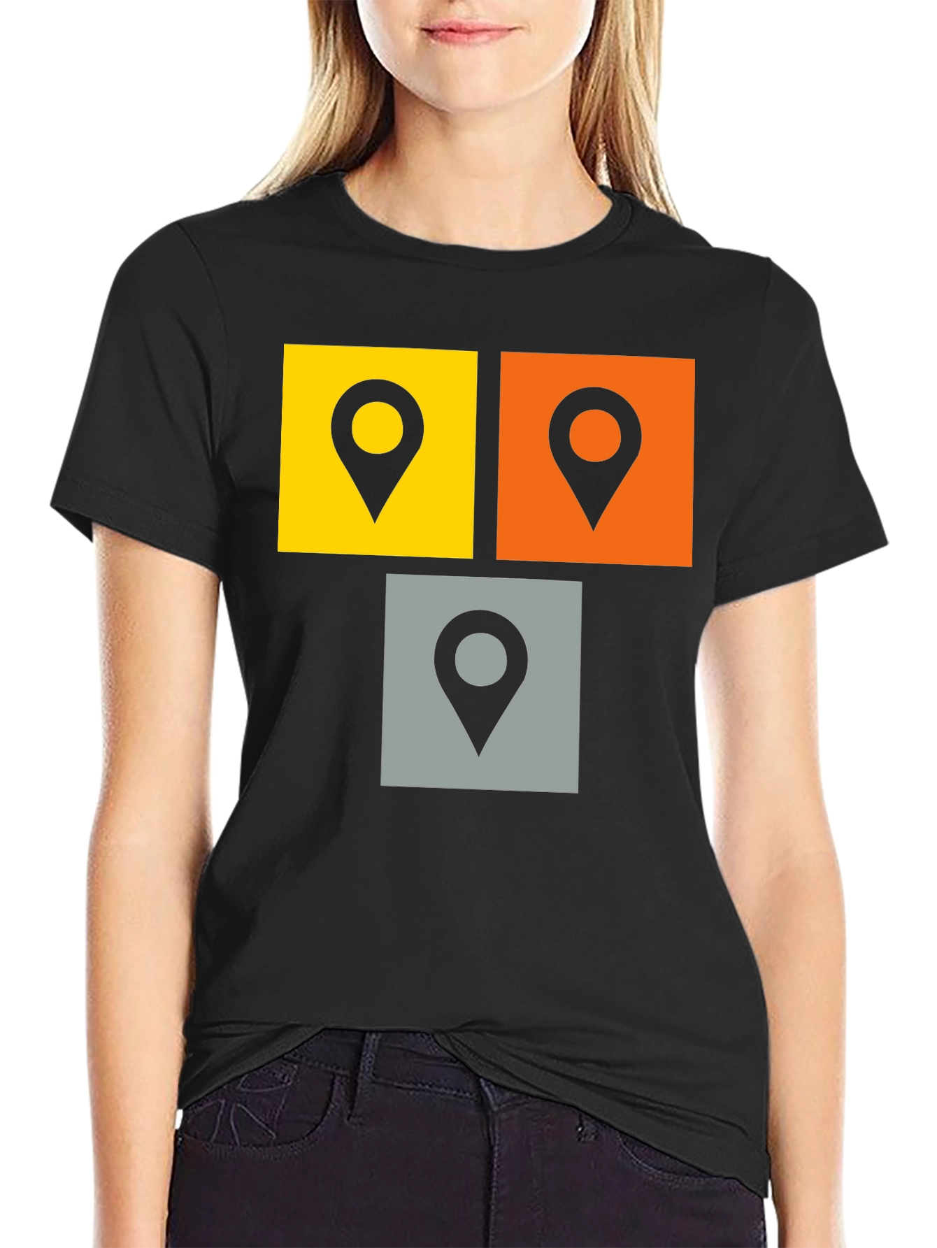 Trendy Location Icons T-Shirt